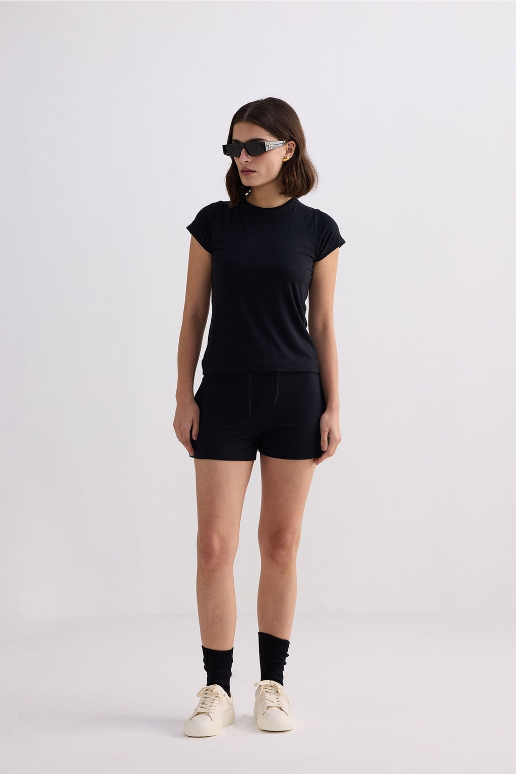 Essential Short Sleeve Tee in Black - Addy Avenue