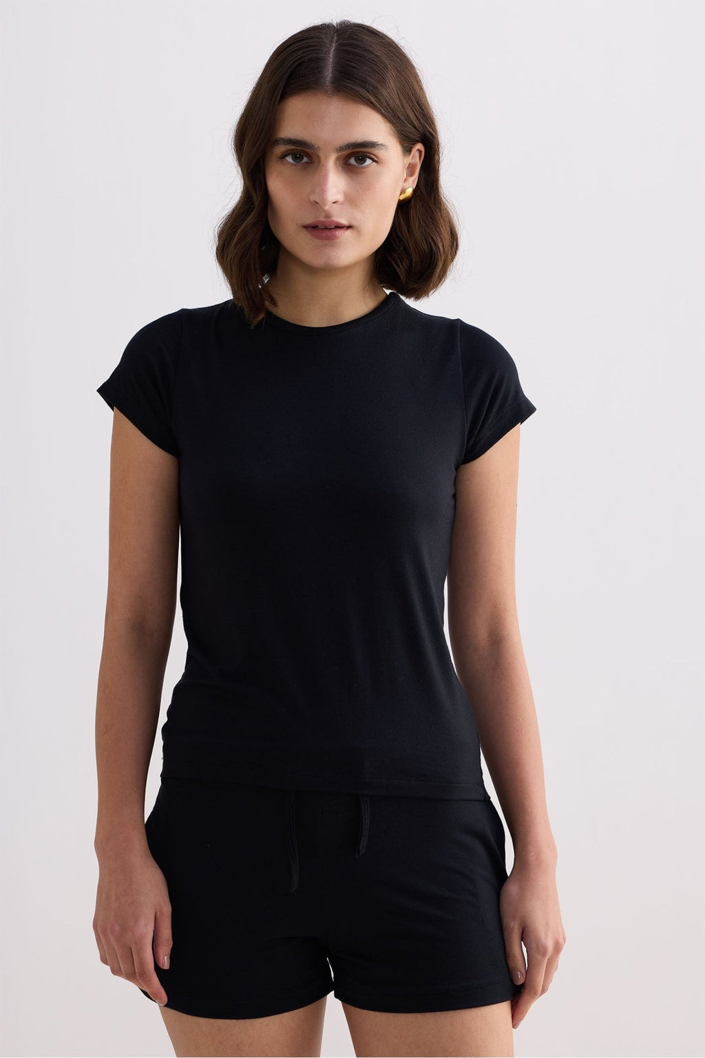 Essential Short Sleeve Tee in Black - Addy Avenue