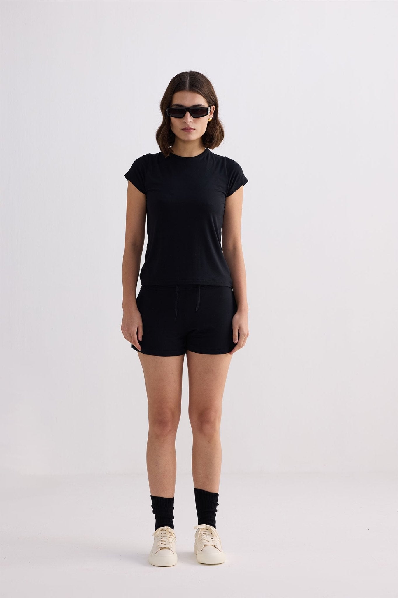 Essential Short Sleeve Tee in Black - Addy Avenue