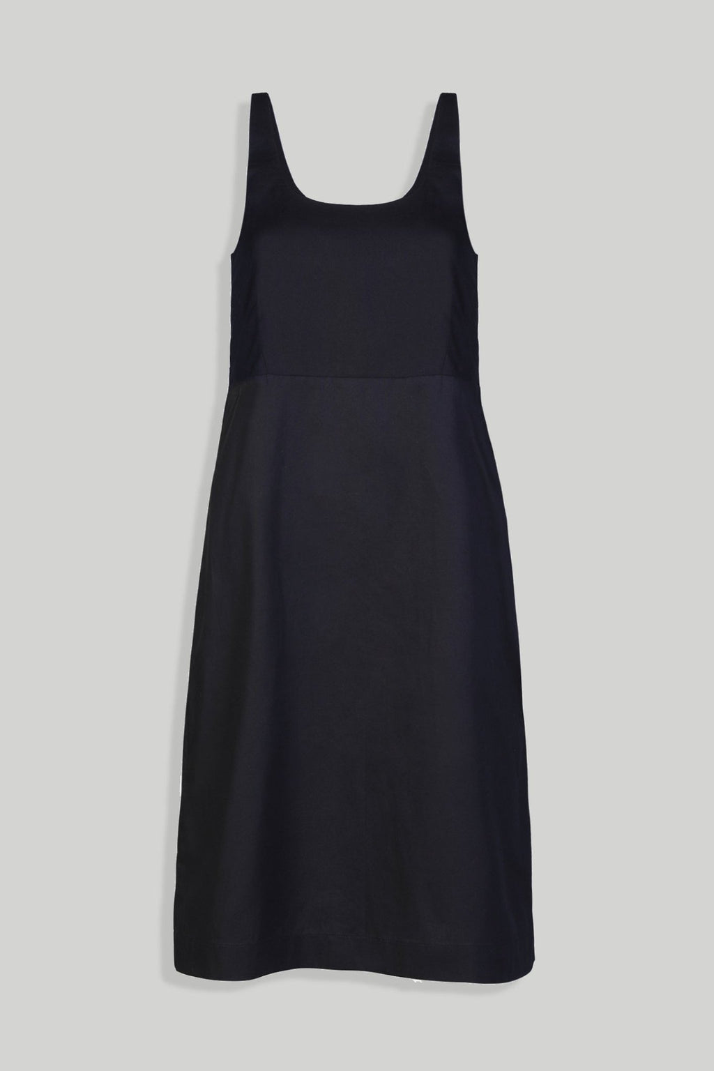 Fitted Knee Length Dress in Black - Addy Avenue