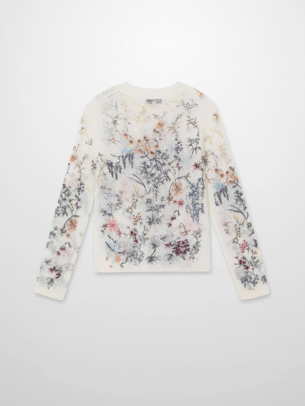 Floral Motif Sweater - Multi Colored - Addy Avenue