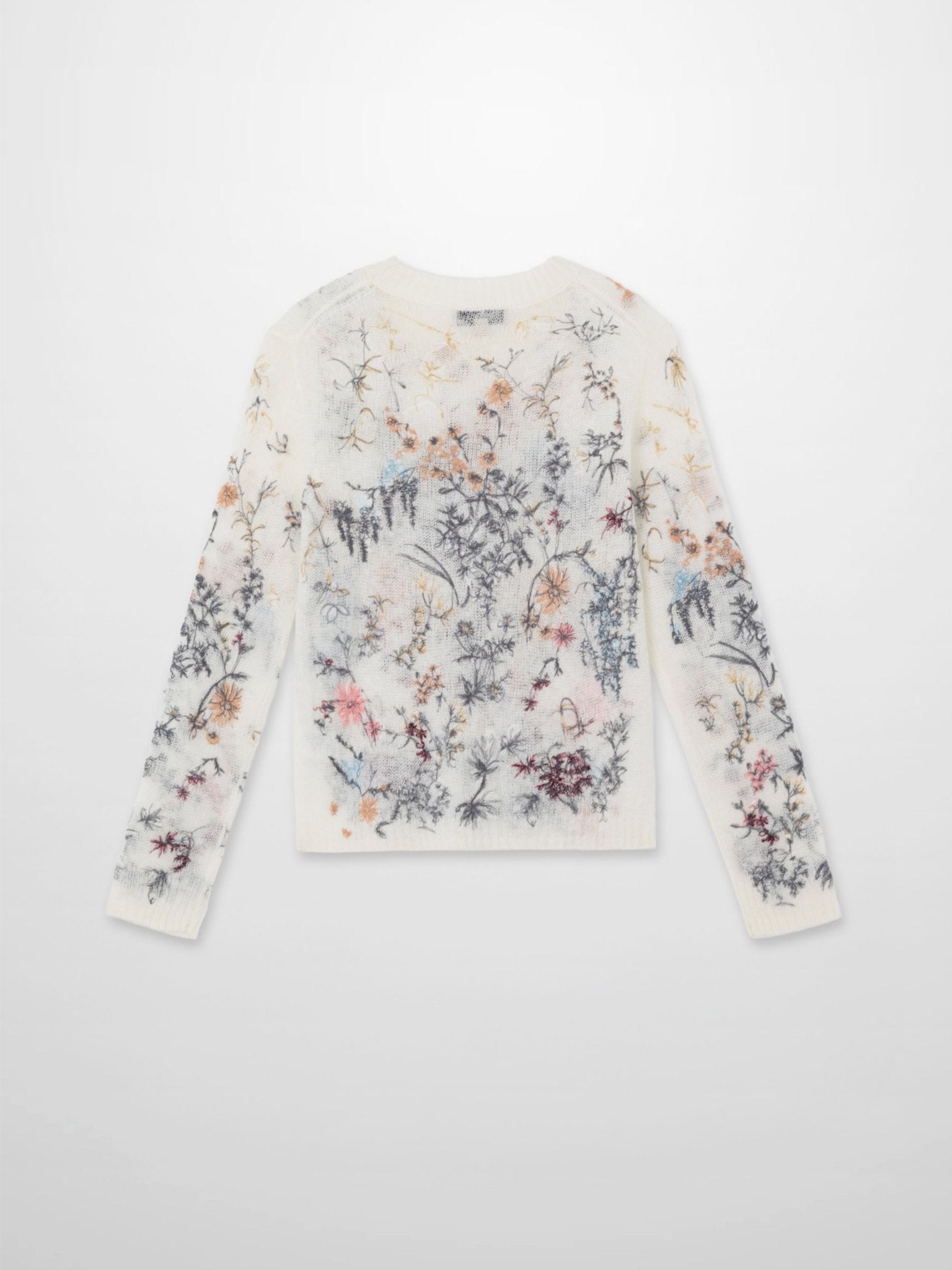 Floral Motif Sweater - Multi Colored - Addy Avenue