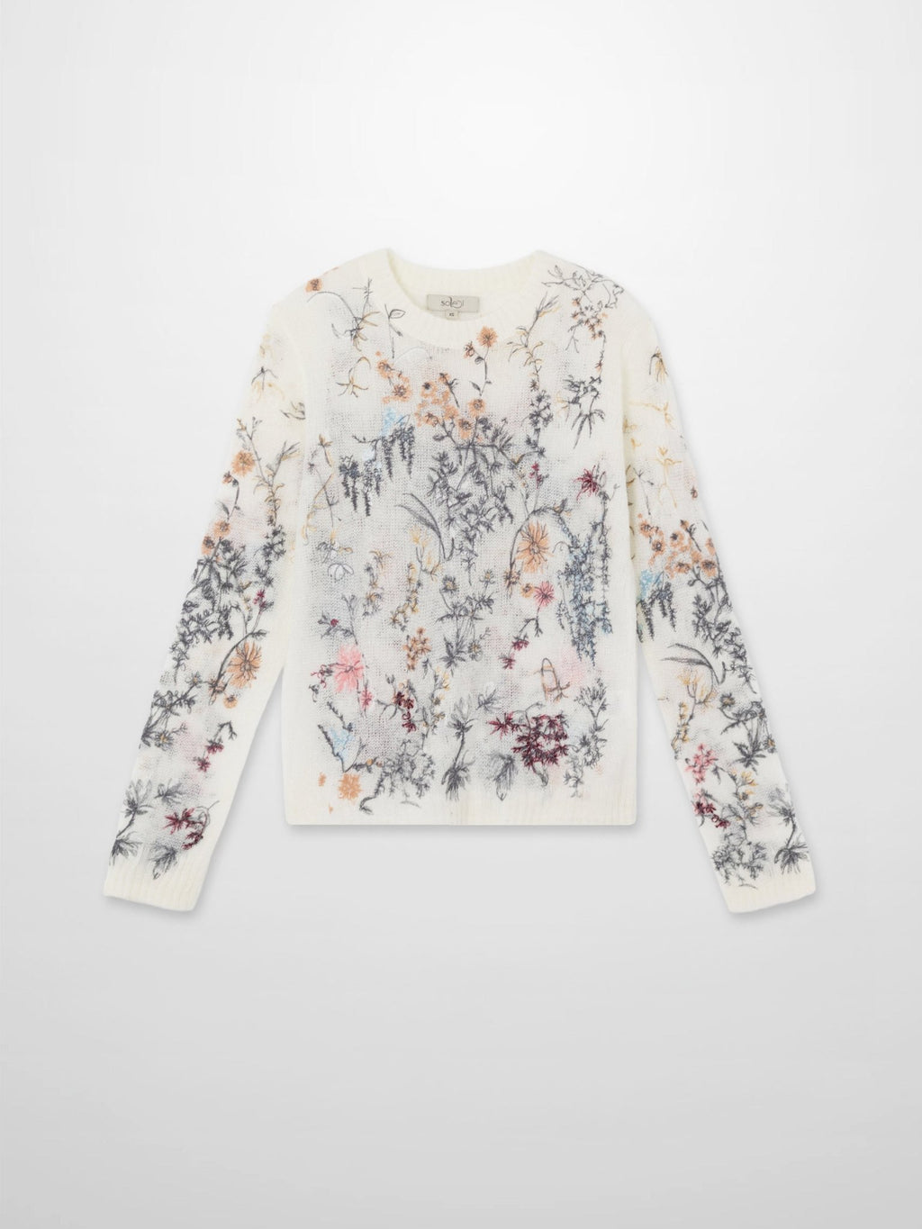 Floral Motif Sweater - Multi Colored - Addy Avenue