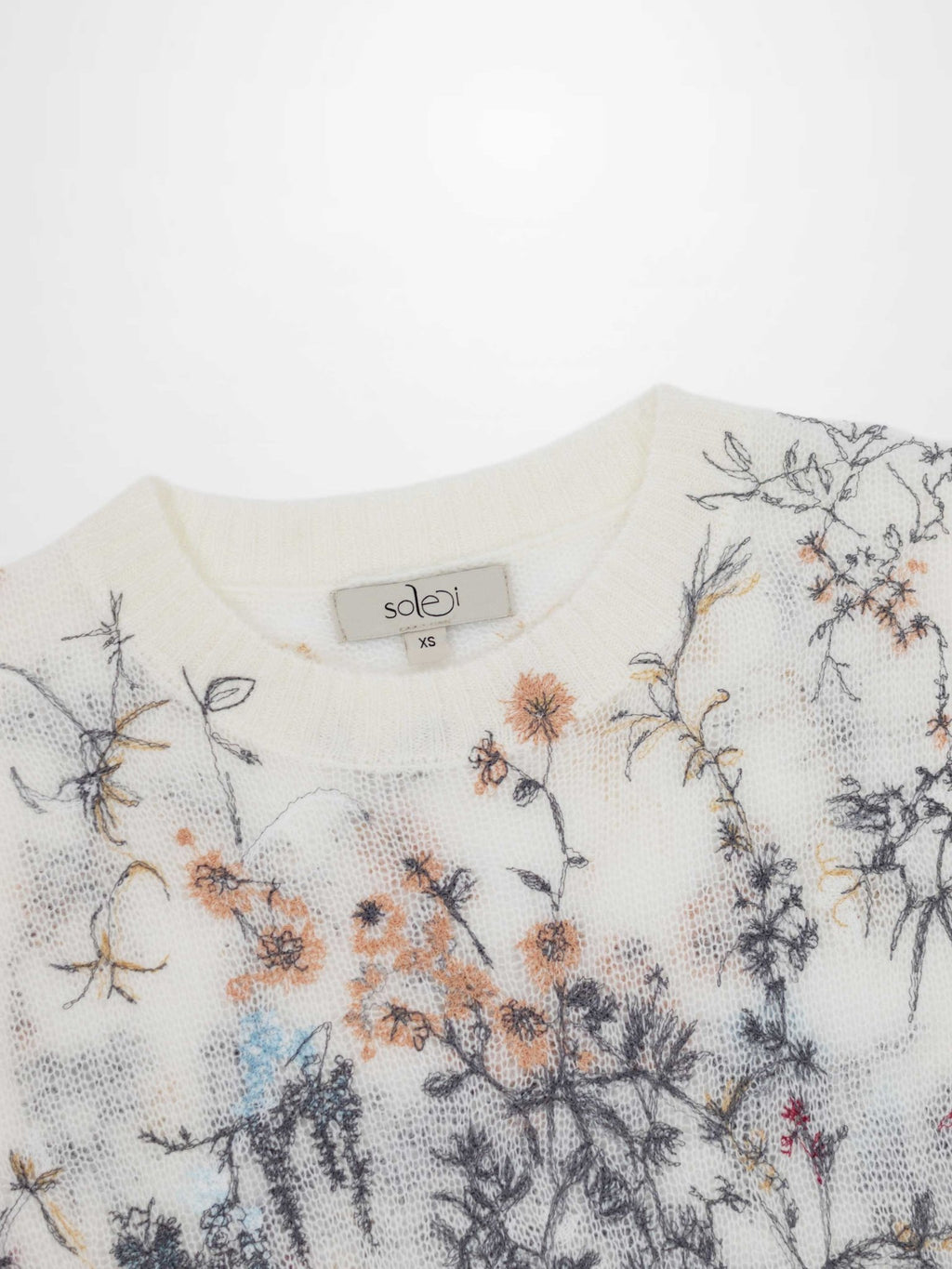 Floral Motif Sweater - Multi Colored - Addy Avenue