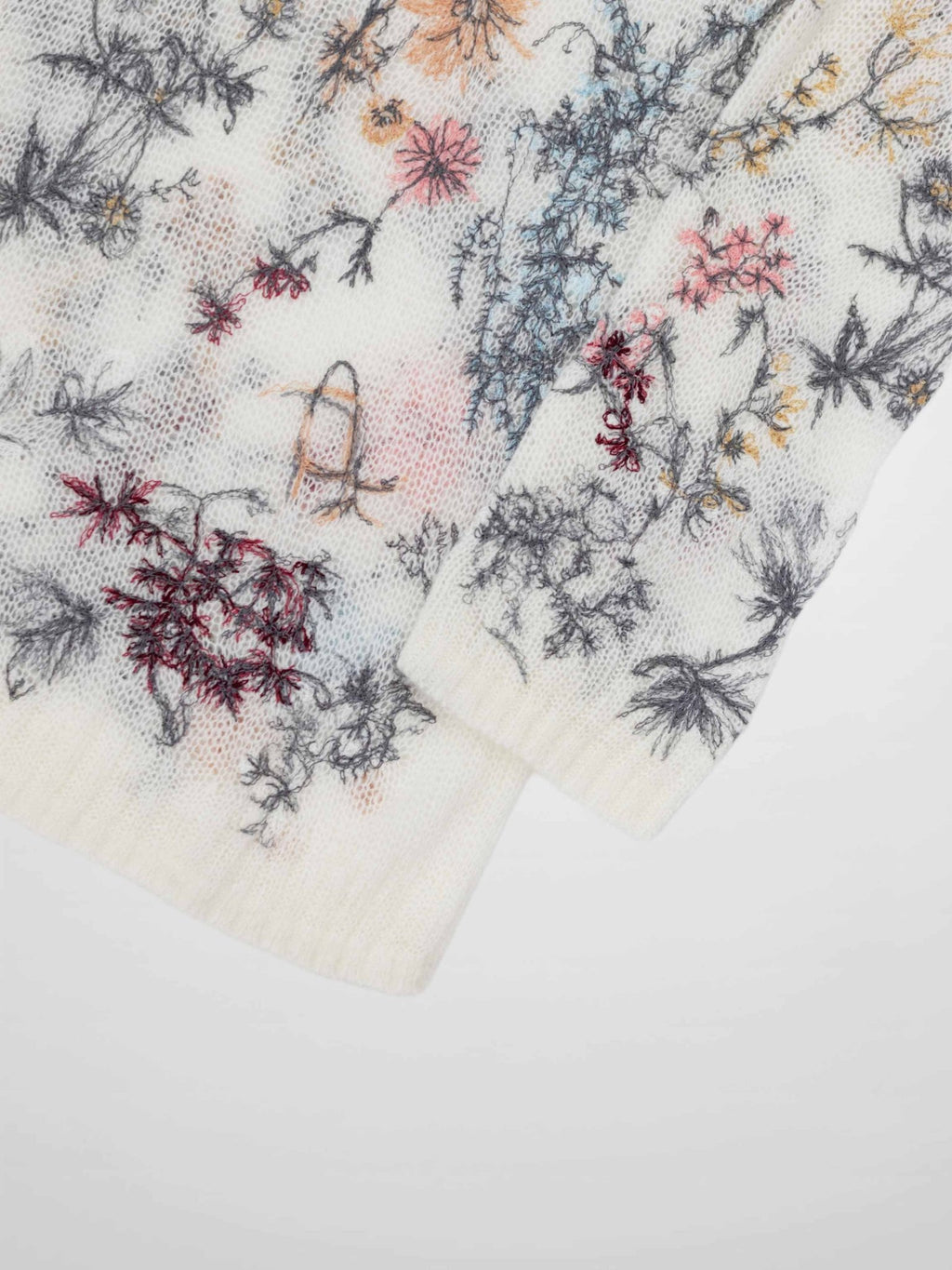 Floral Motif Sweater - Multi Colored - Addy Avenue