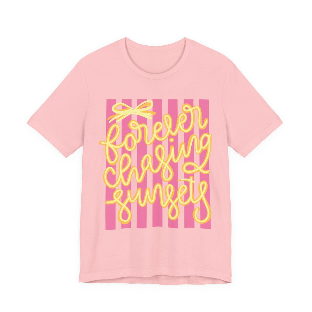 Forever Chasing Sunsets T-Shirt | Sunset Quote Graphic Tee - Addy Avenue