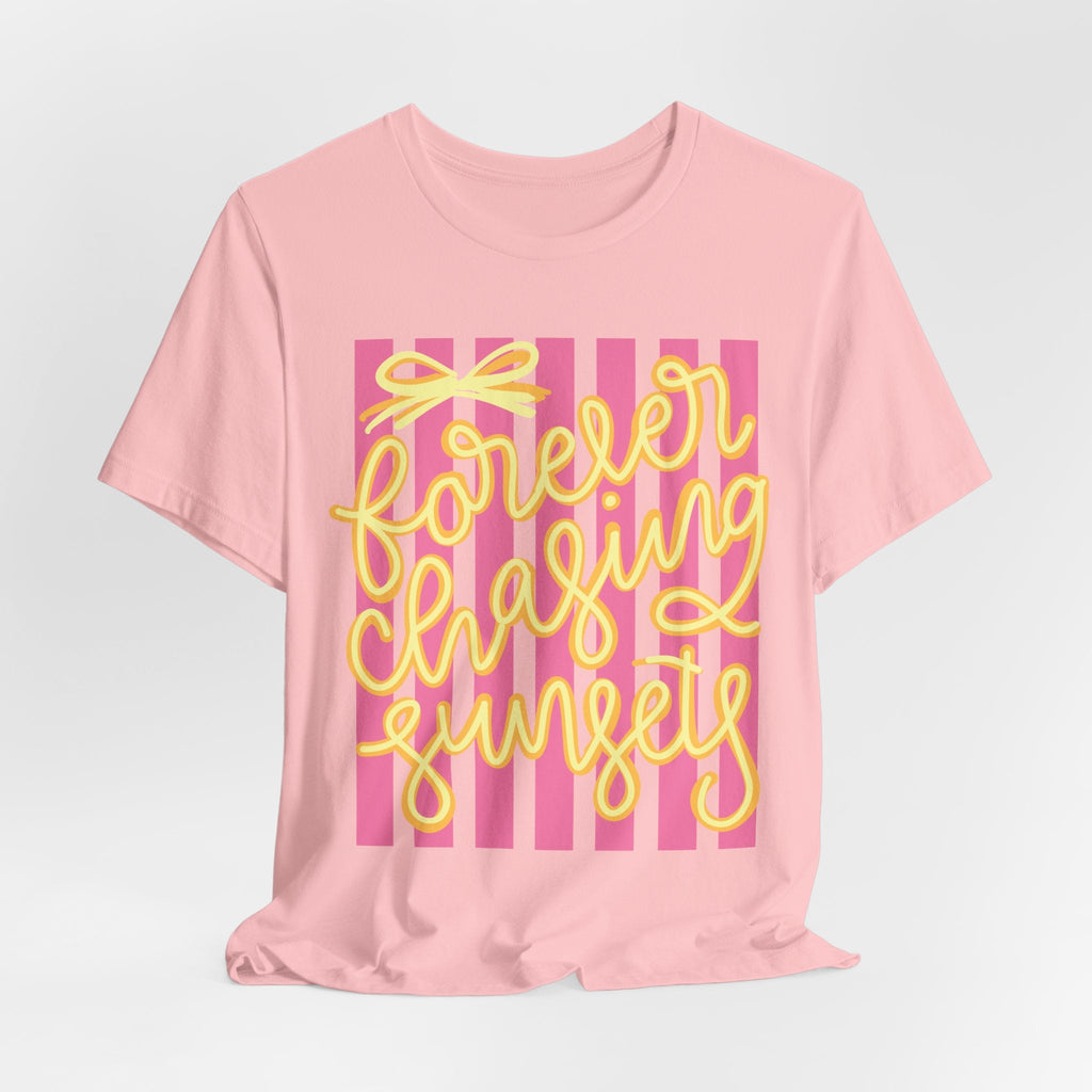 Forever Chasing Sunsets T-Shirt | Sunset Quote Graphic Tee - Addy Avenue
