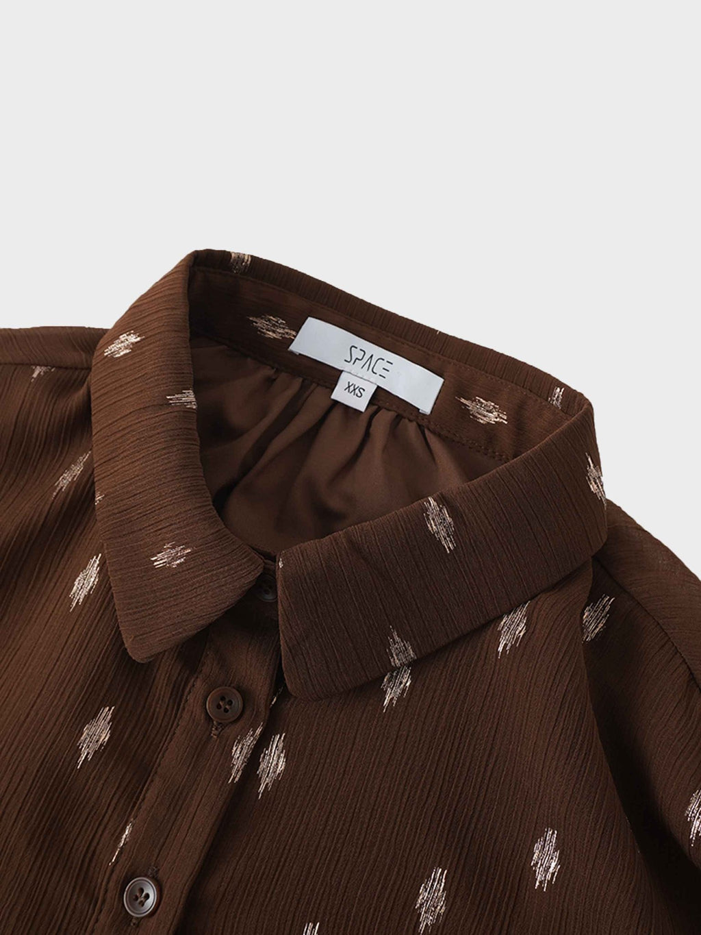 Gold Brush Blouse - Brown - Addy Avenue