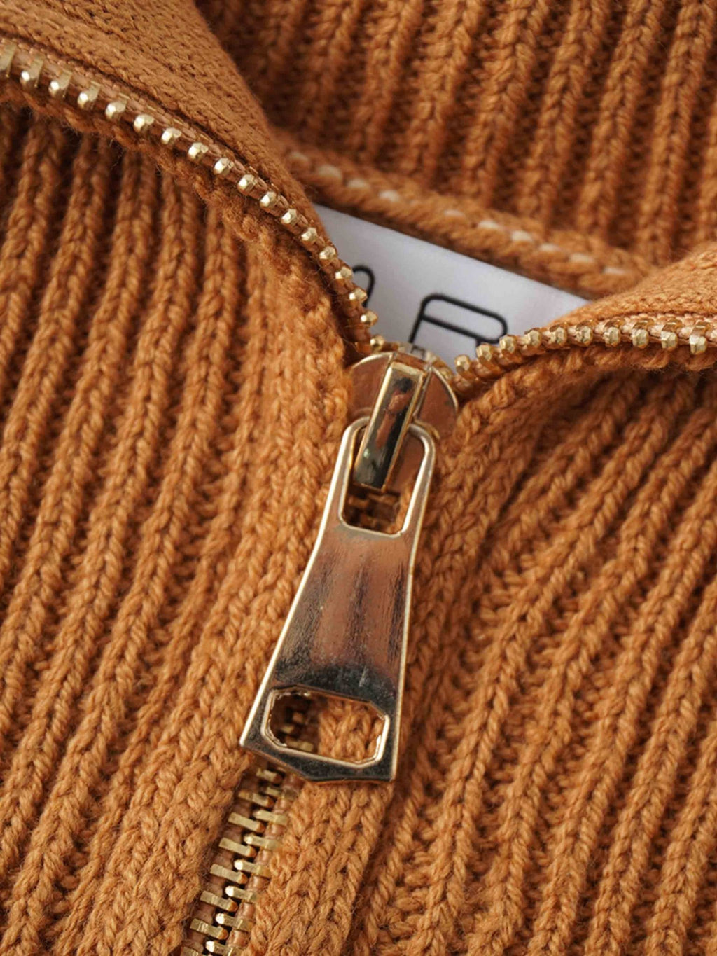 Half Zip Shawl Collar Sweater - Diamond Design - Addy Avenue