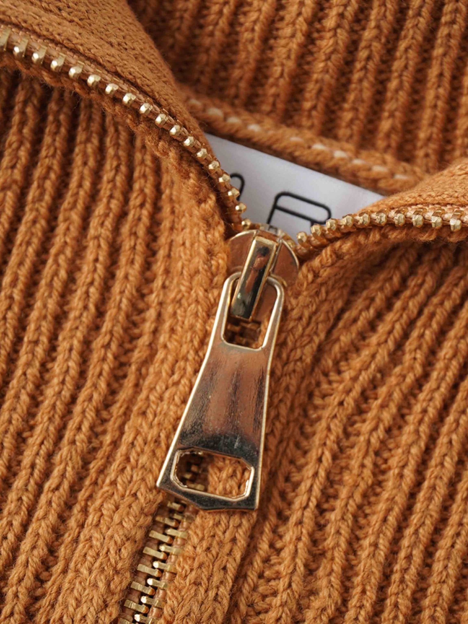 Half Zip Shawl Collar Sweater - Diamond Design - Addy Avenue