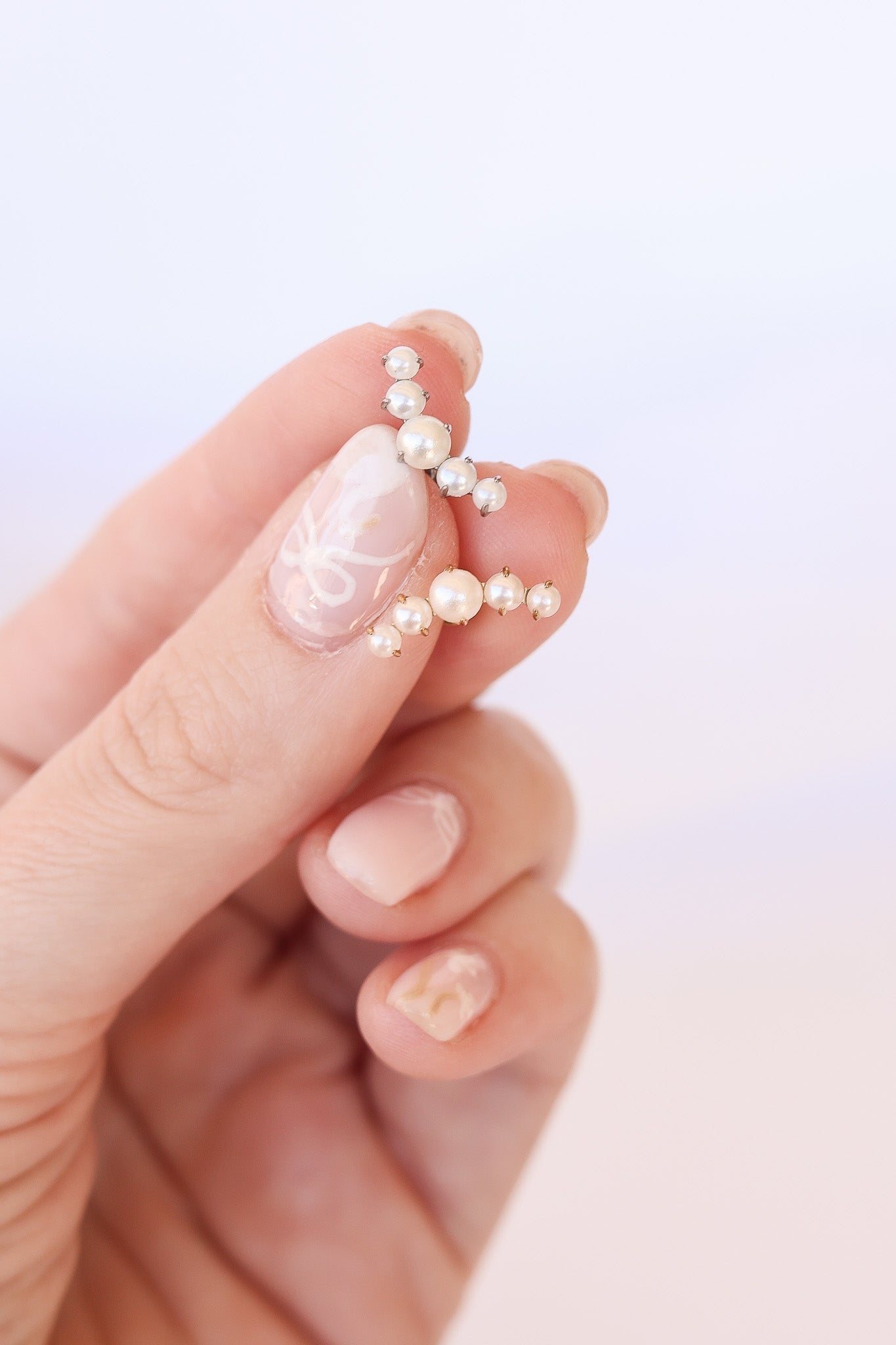 Hepburn Flat Back Stud (Single) - Addy Avenue