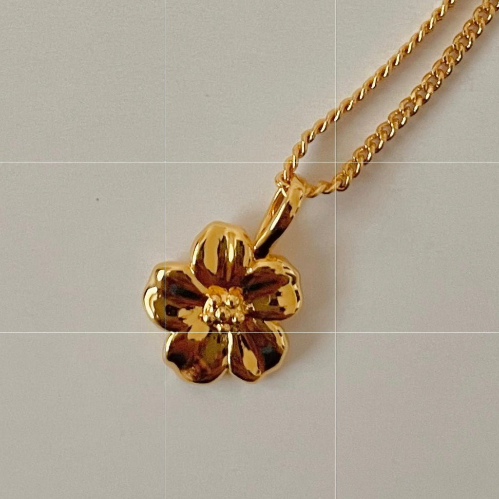 Hibiscus Pendant Necklace - Addy Avenue