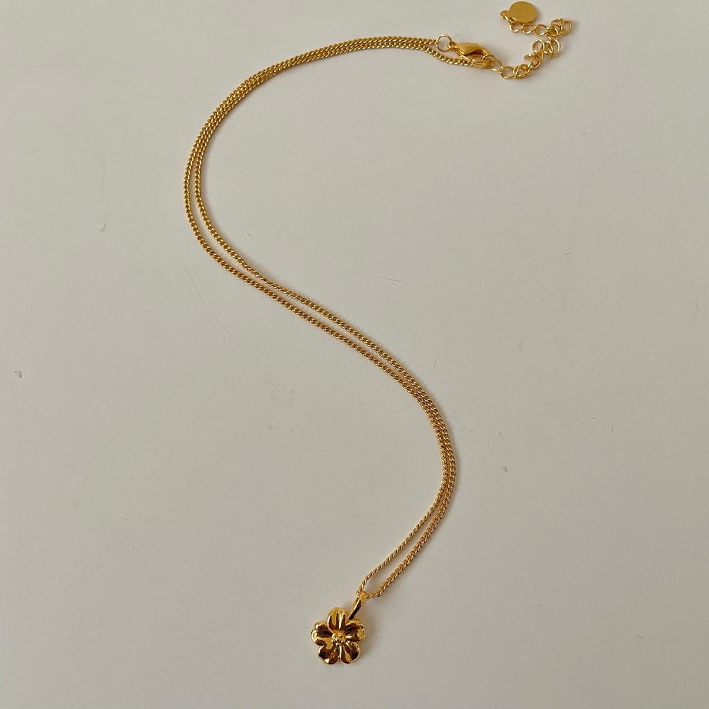 Hibiscus Pendant Necklace - Addy Avenue