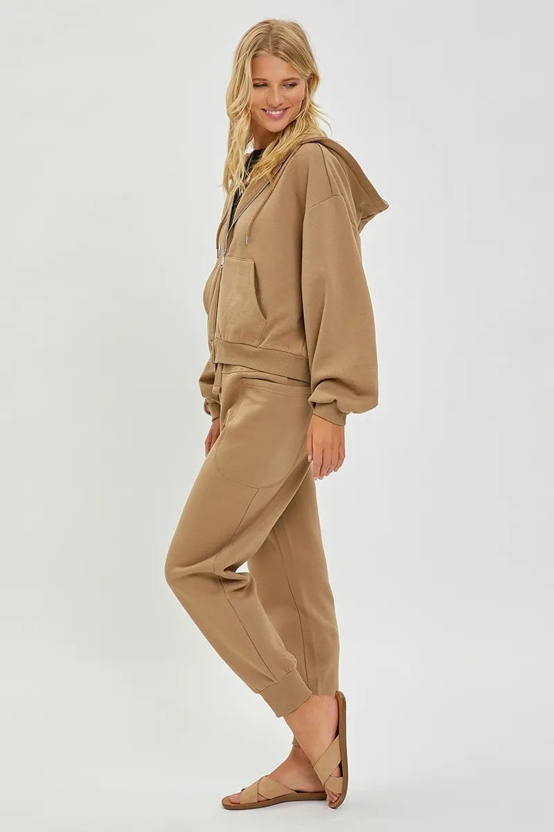 High Rise Relaxed Joggers - Addy Avenue