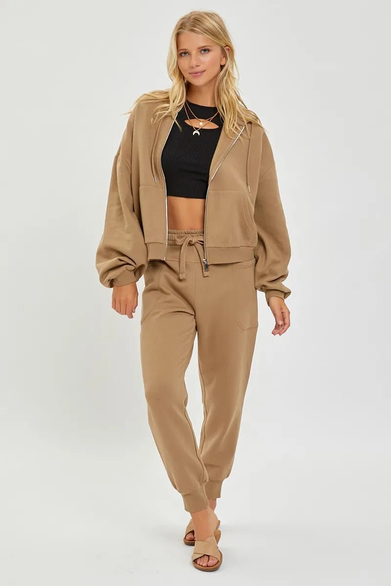 High Rise Relaxed Joggers - Addy Avenue