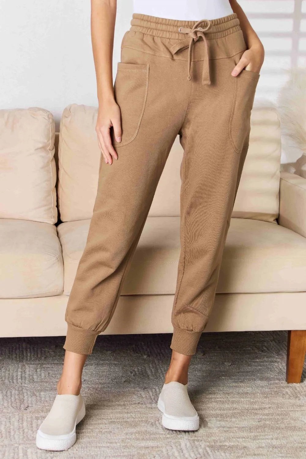 High Rise Relaxed Joggers - Addy Avenue