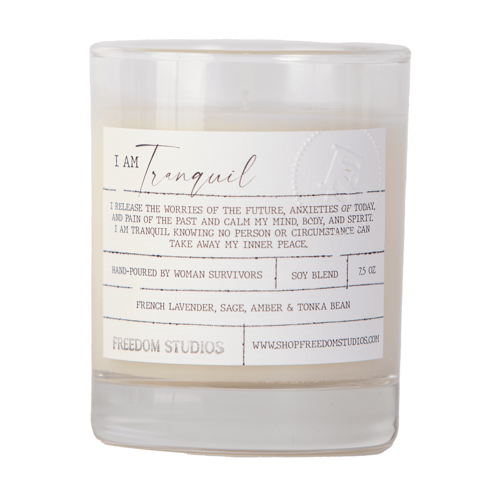 I AM Tranquil 7.5 oz Candle - Addy Avenue