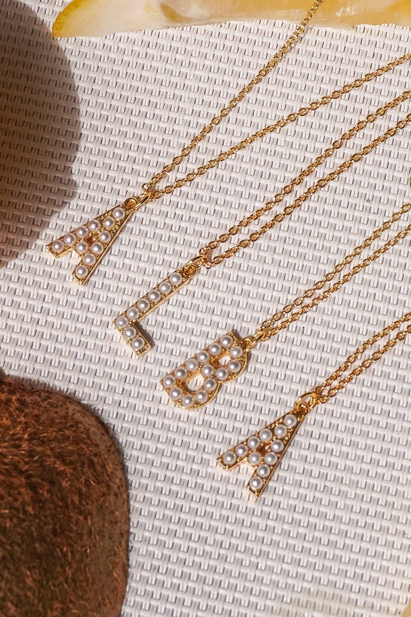 Initial Pearl Necklace - Addy Avenue