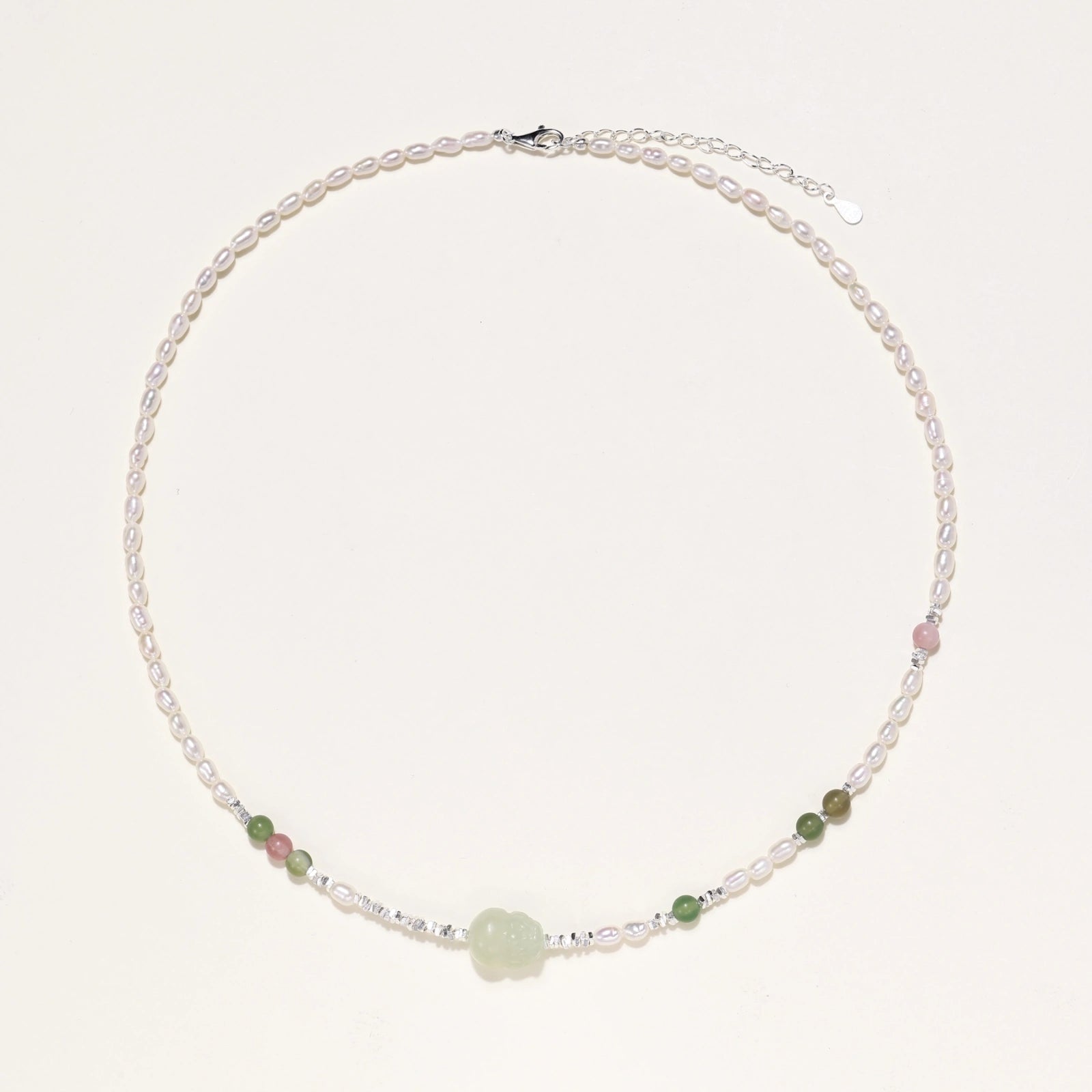 Jade Garden Pearl Necklace - Addy Avenue
