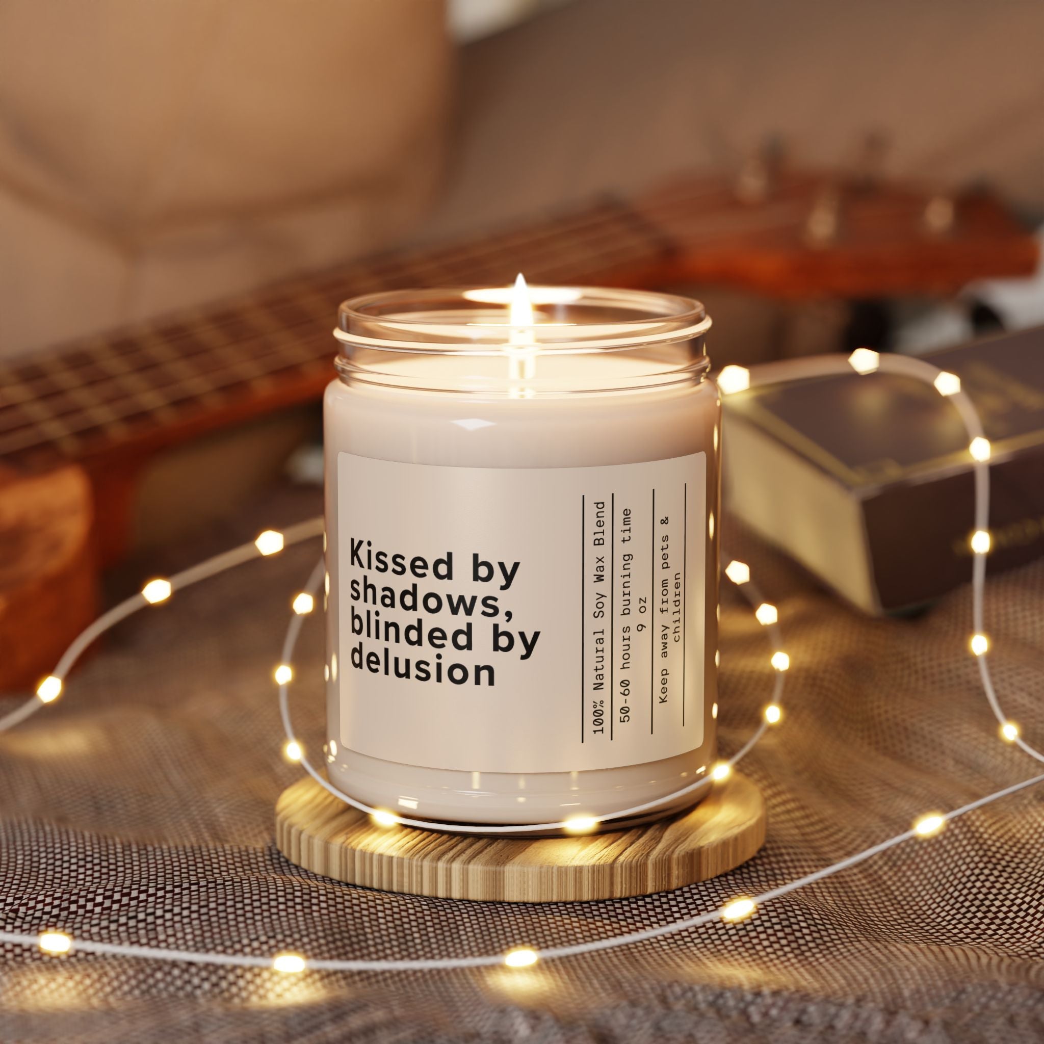 Kissed by Shadows, Blinded by Delusion Candle | Scented Soy 9oz - Addy Avenue
