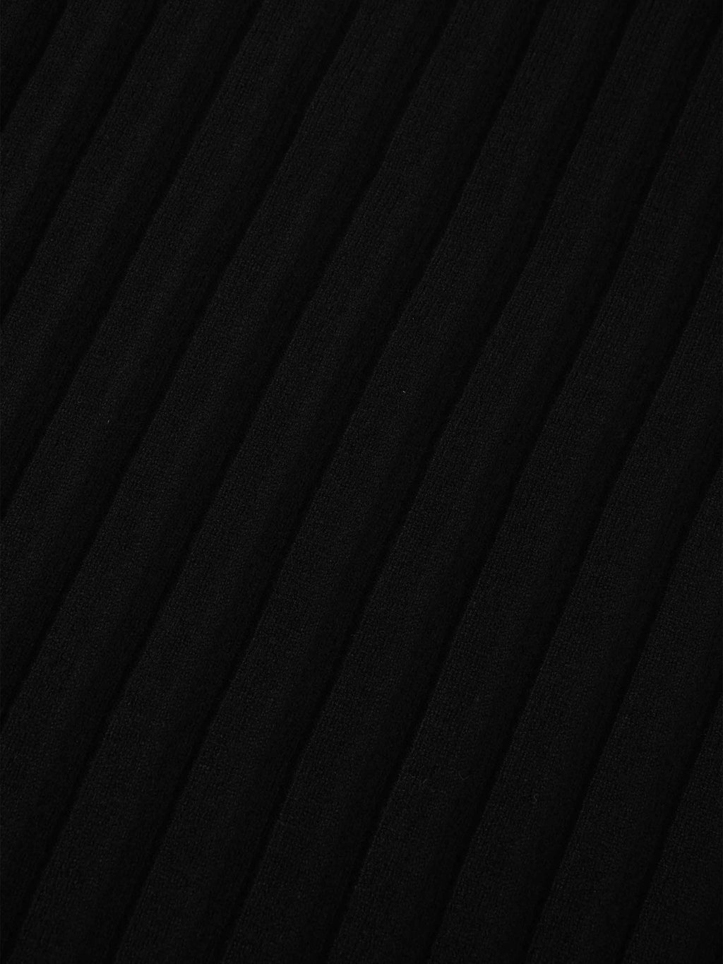 Knit Ribbed Maxi Skirt - Black - Addy Avenue