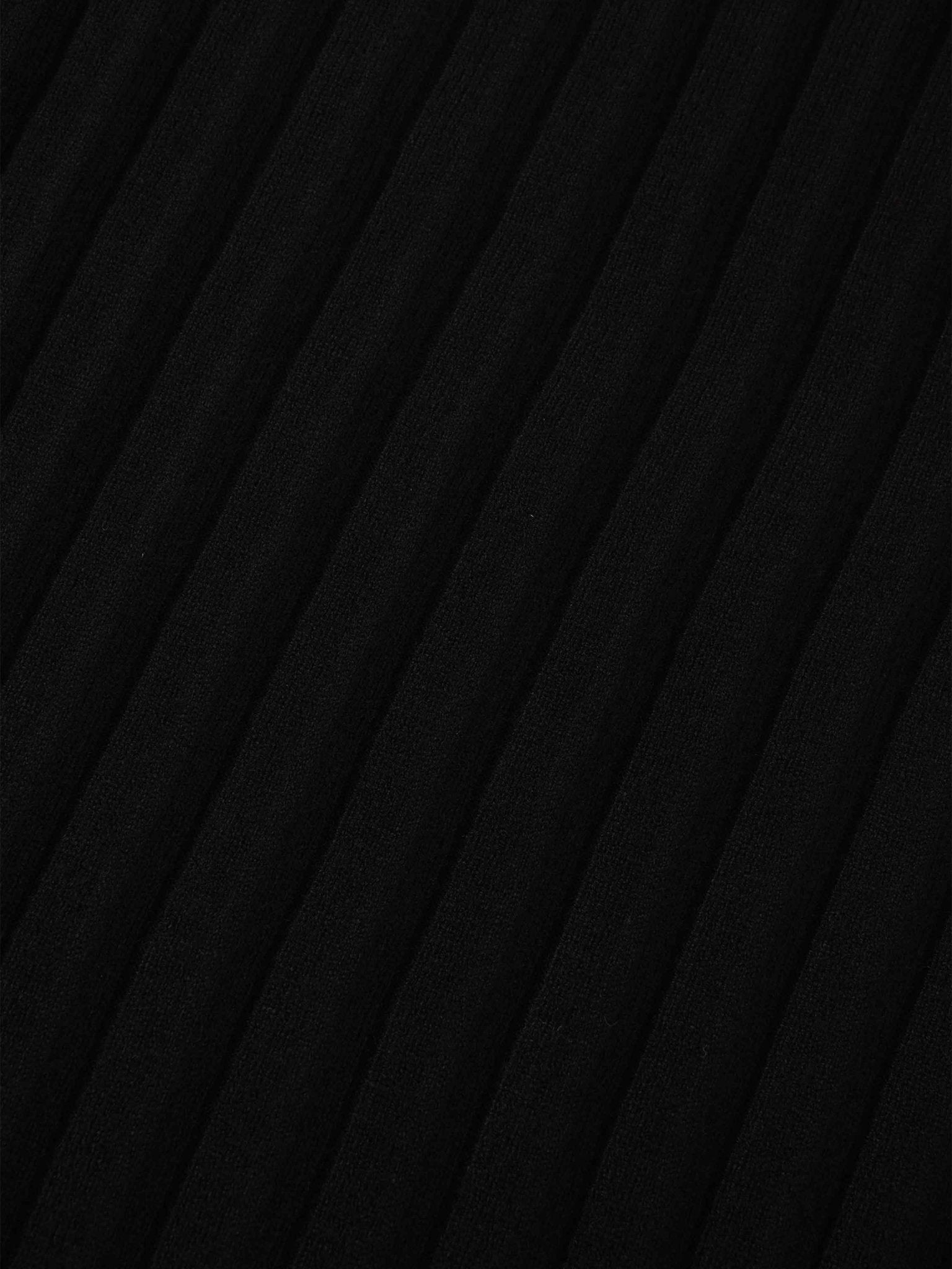 Knit Ribbed Maxi Skirt - Black - Addy Avenue