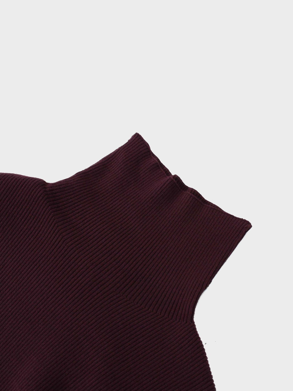 Knit Ribbed Turtleneck - Eggplant - Addy Avenue