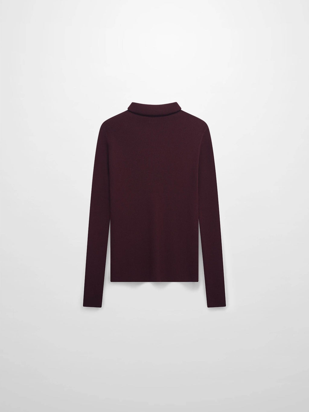 Knit Ribbed Turtleneck - Eggplant - Addy Avenue