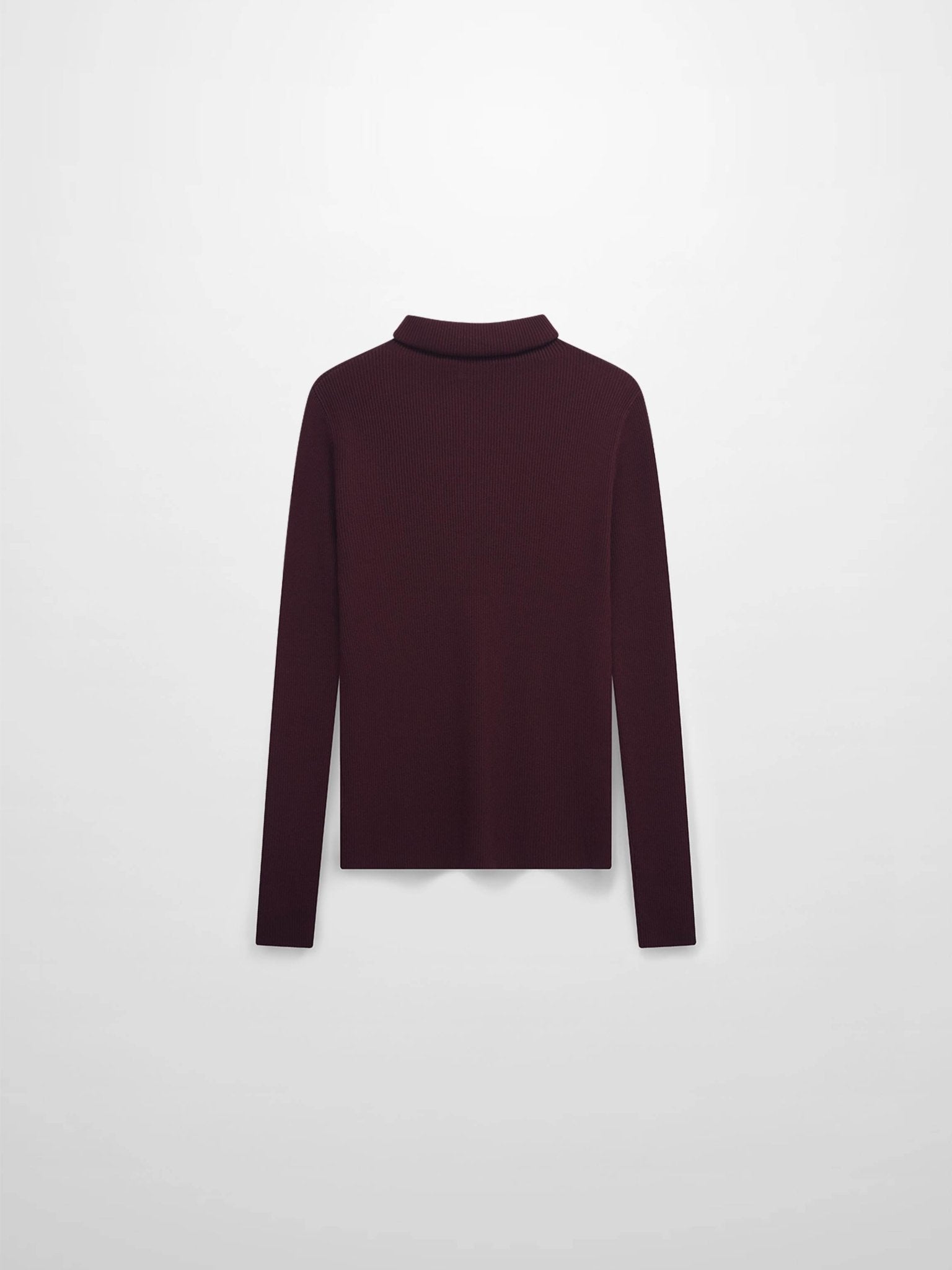 Knit Ribbed Turtleneck - Eggplant - Addy Avenue