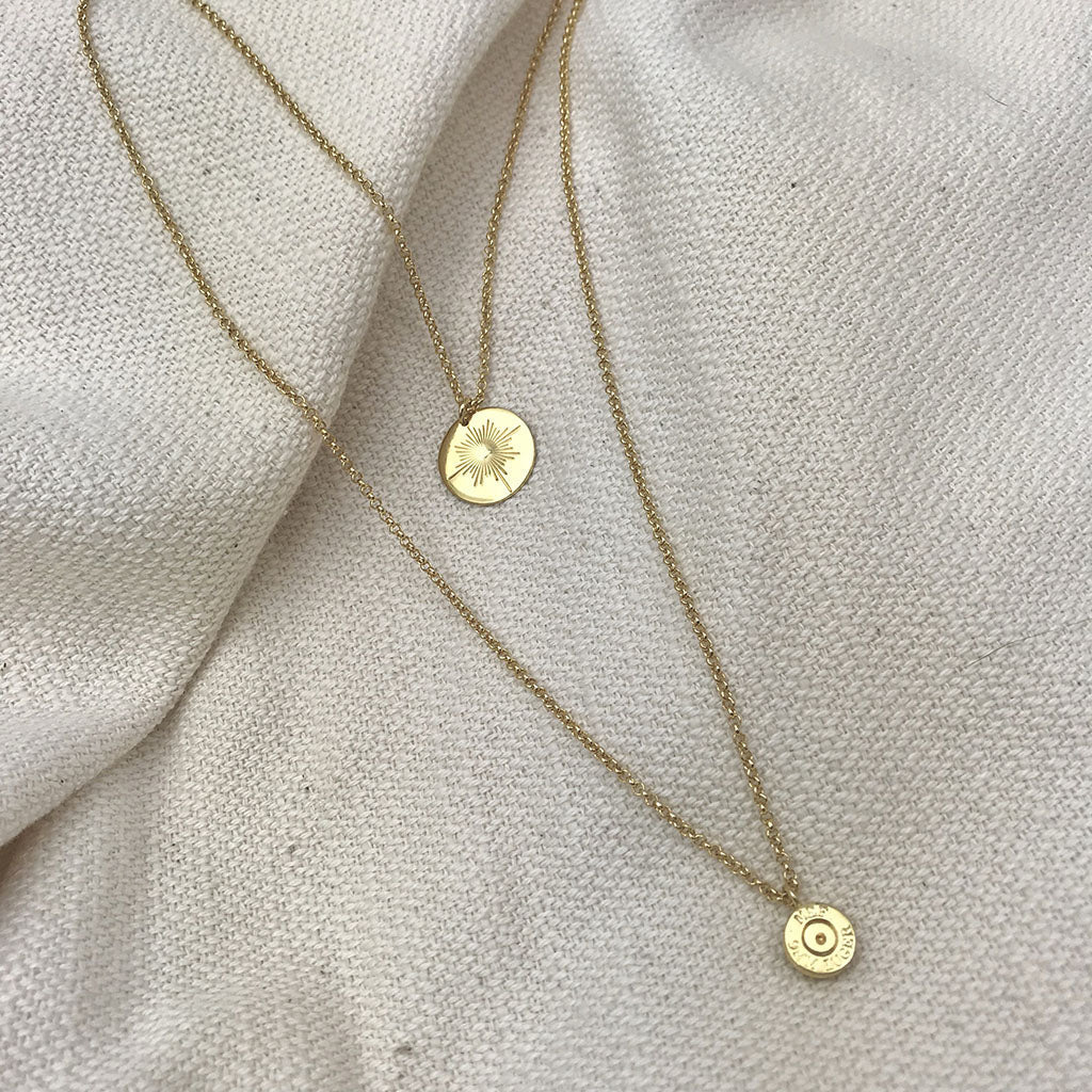 Layered North Star Bullet Necklace - Addy Avenue