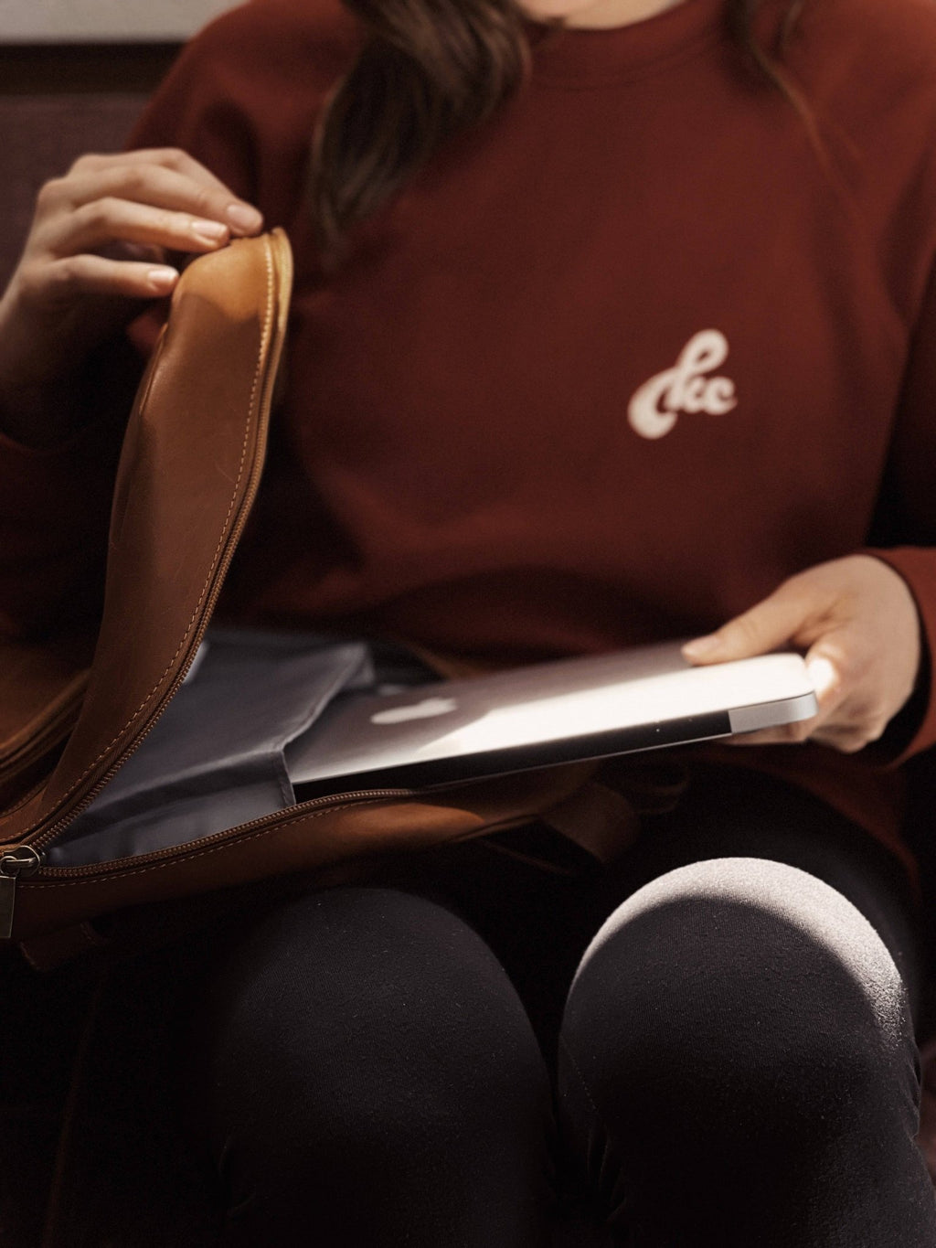 Leather Commuter Backpack - Addy Avenue