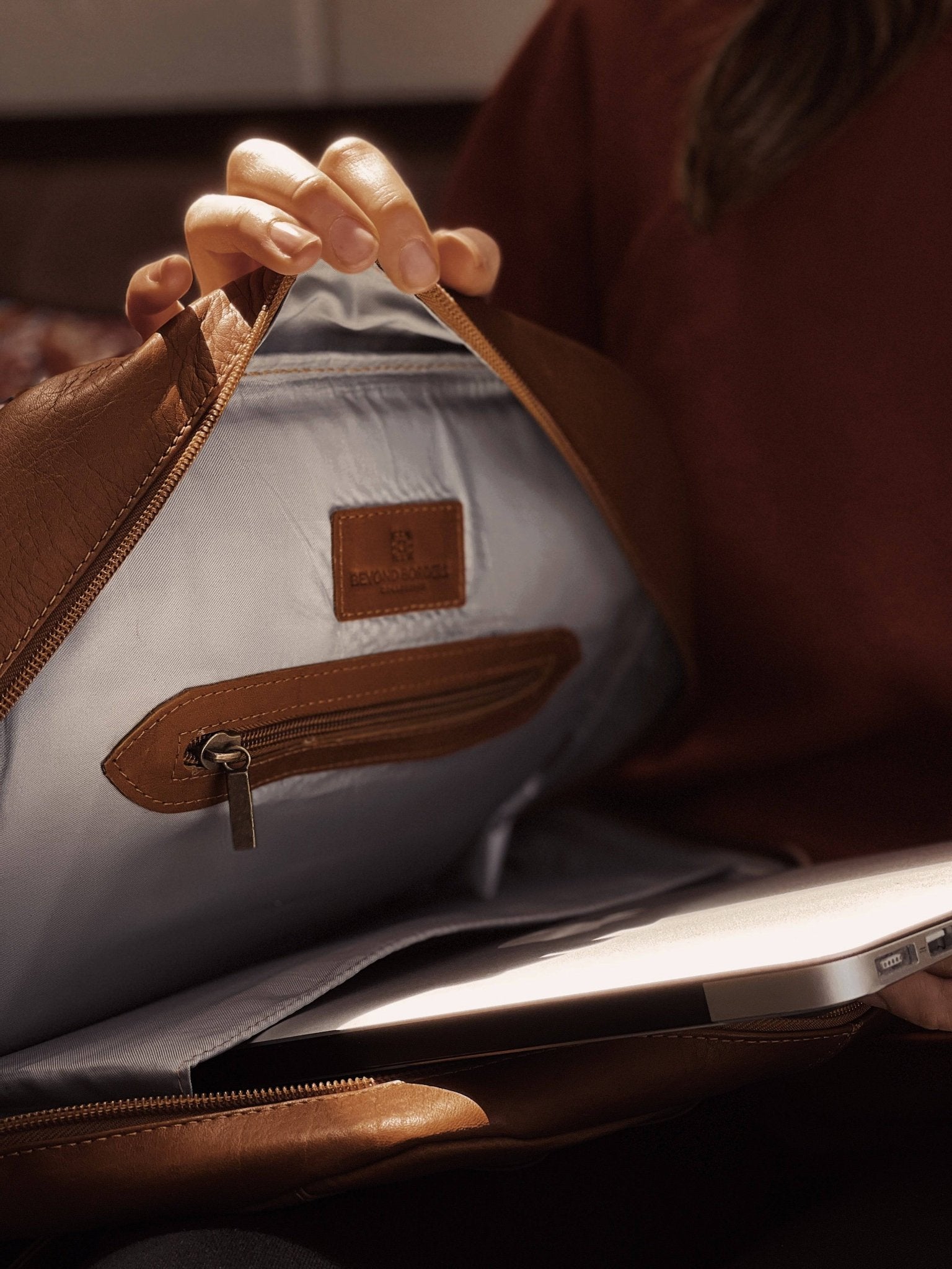 Leather Commuter Backpack - Addy Avenue