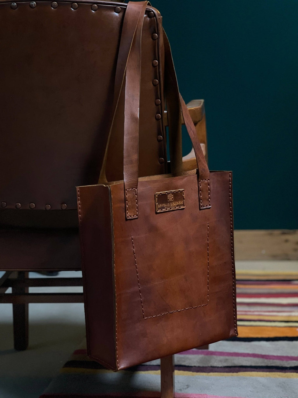 Leather Tote Bag - Addy Avenue