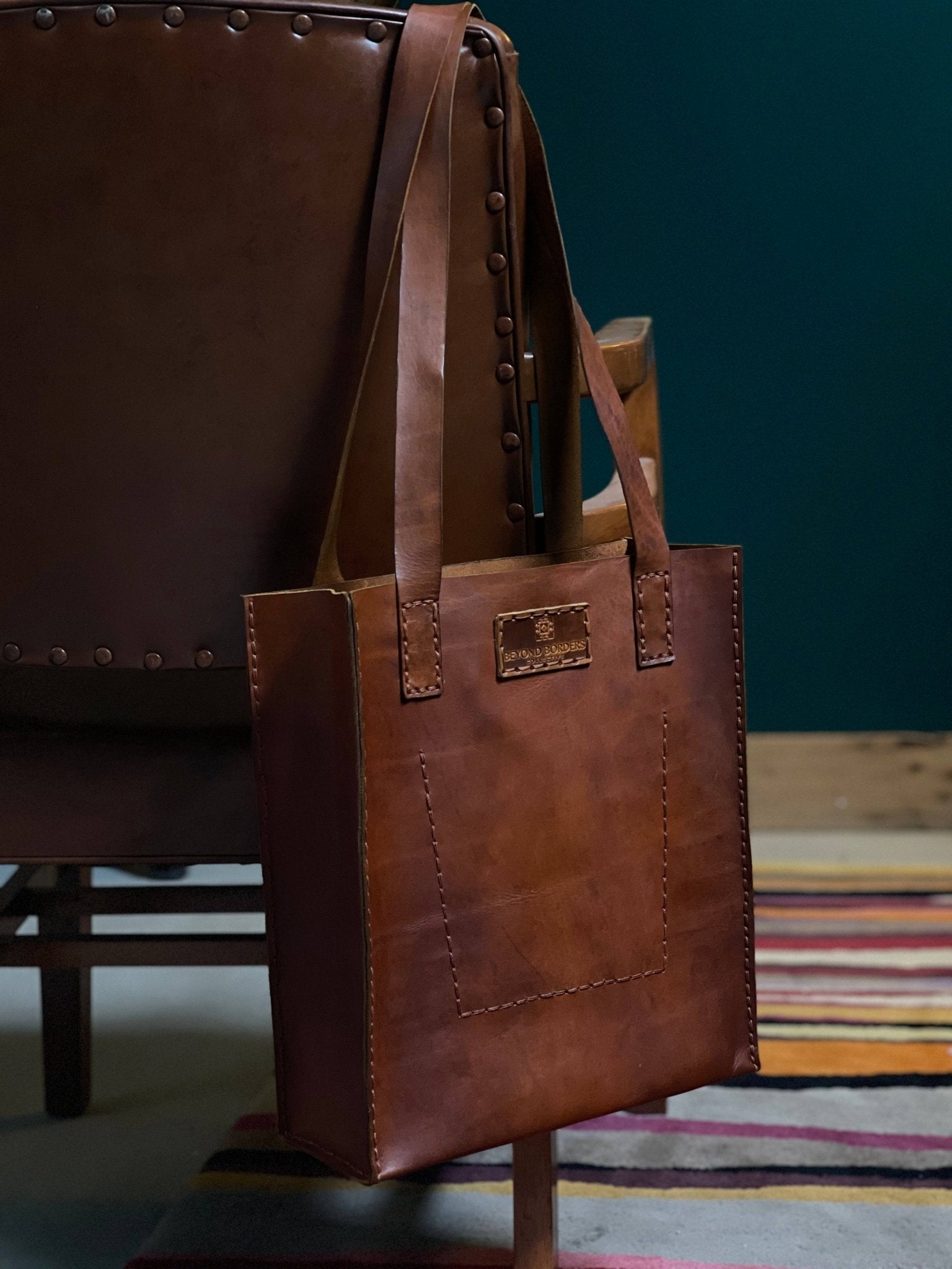 Leather Tote Bag - Addy Avenue