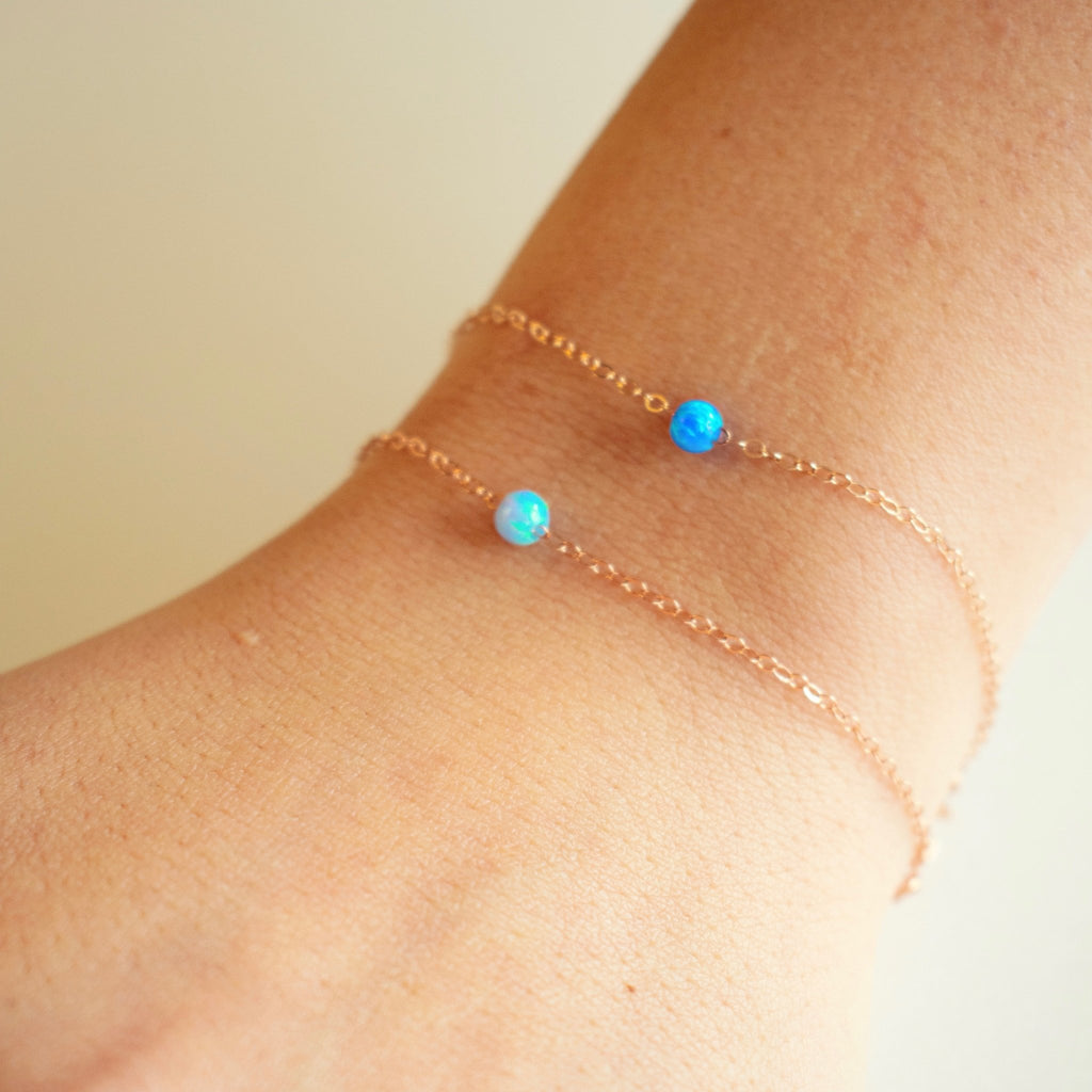 Light Blue Rebecca Bracelet - Addy Avenue