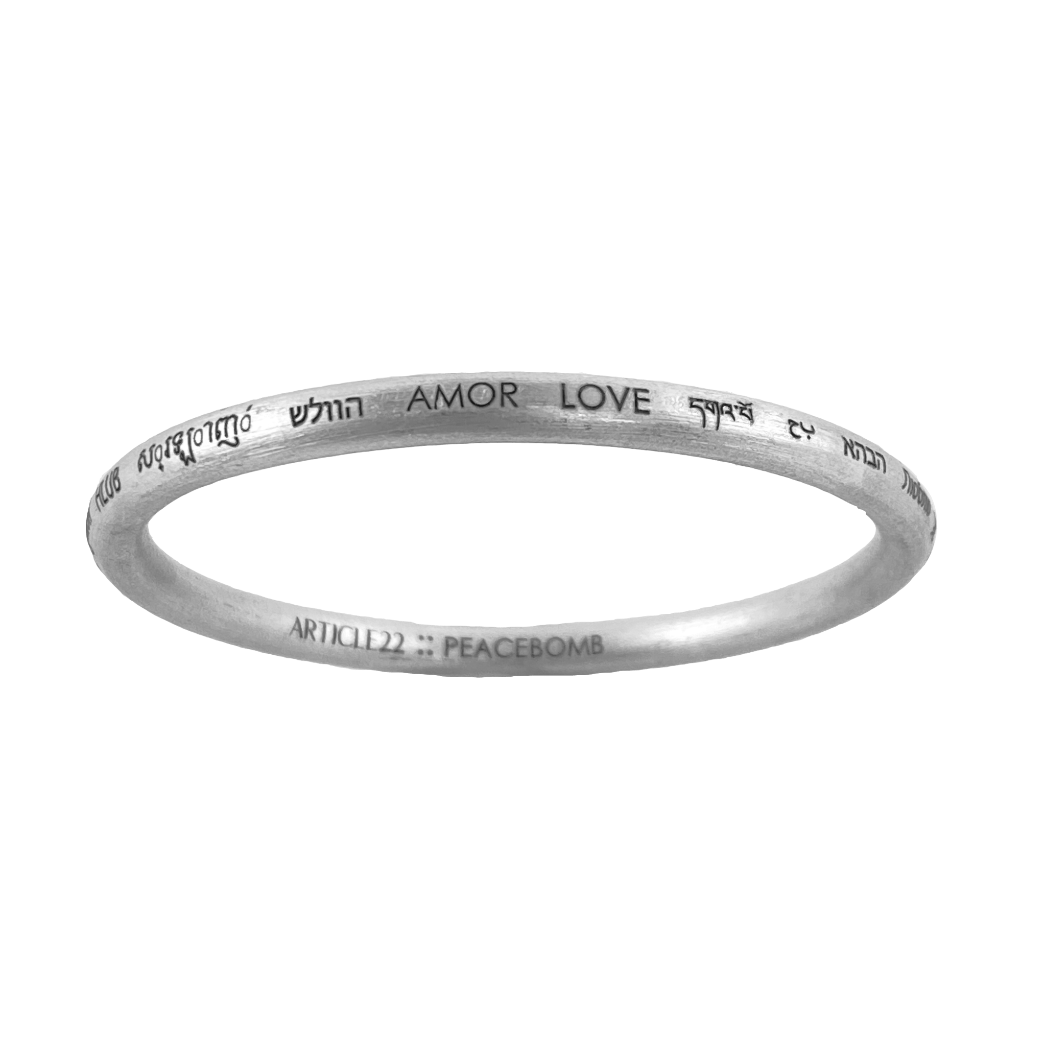 LOVE ALL AROUND BANGLE - Addy Avenue