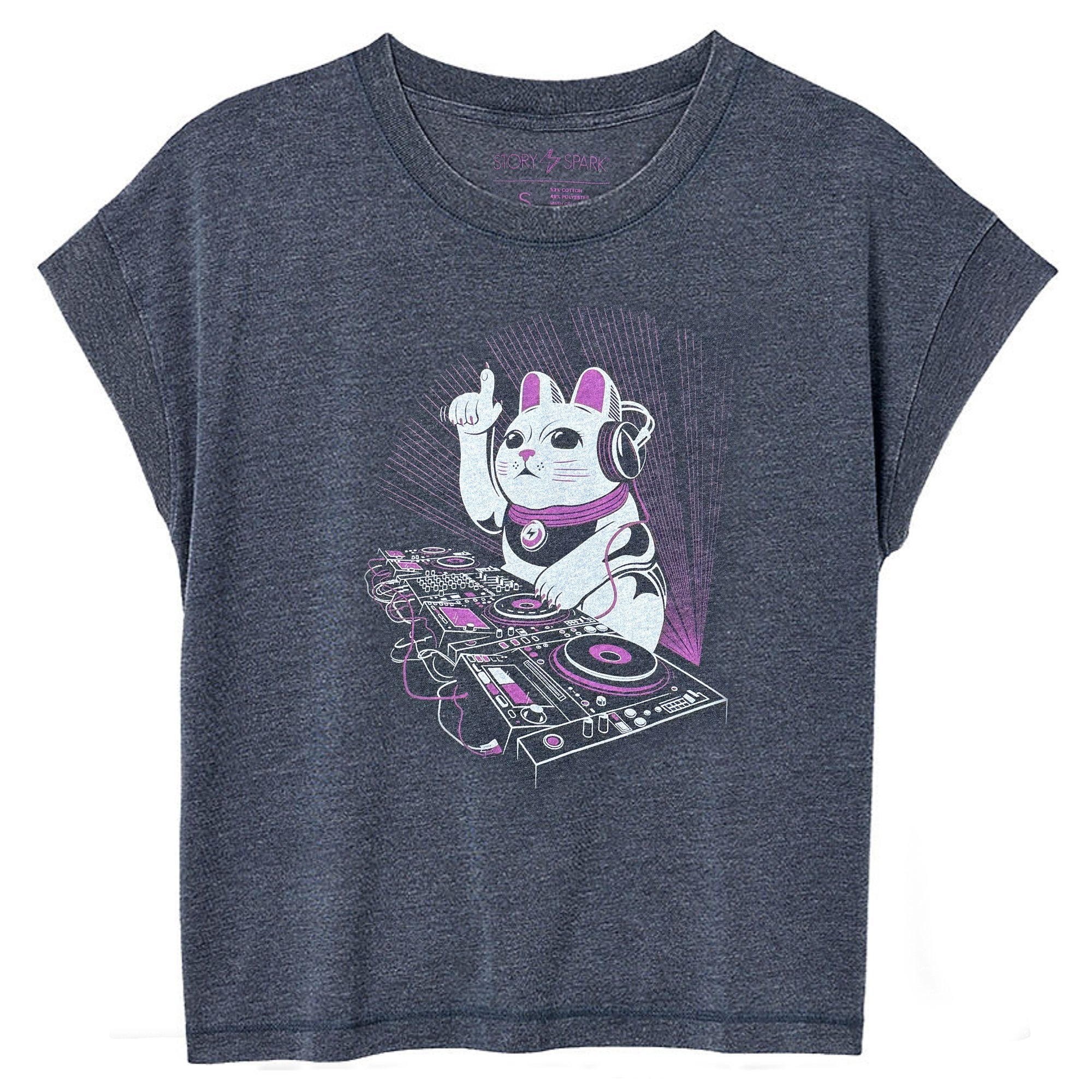 Lucky Mix Womens Deep Crewneck T-shirt - Addy Avenue