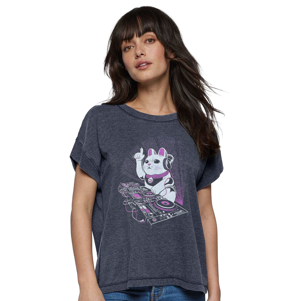 Lucky Mix Womens Deep Crewneck T-shirt - Addy Avenue