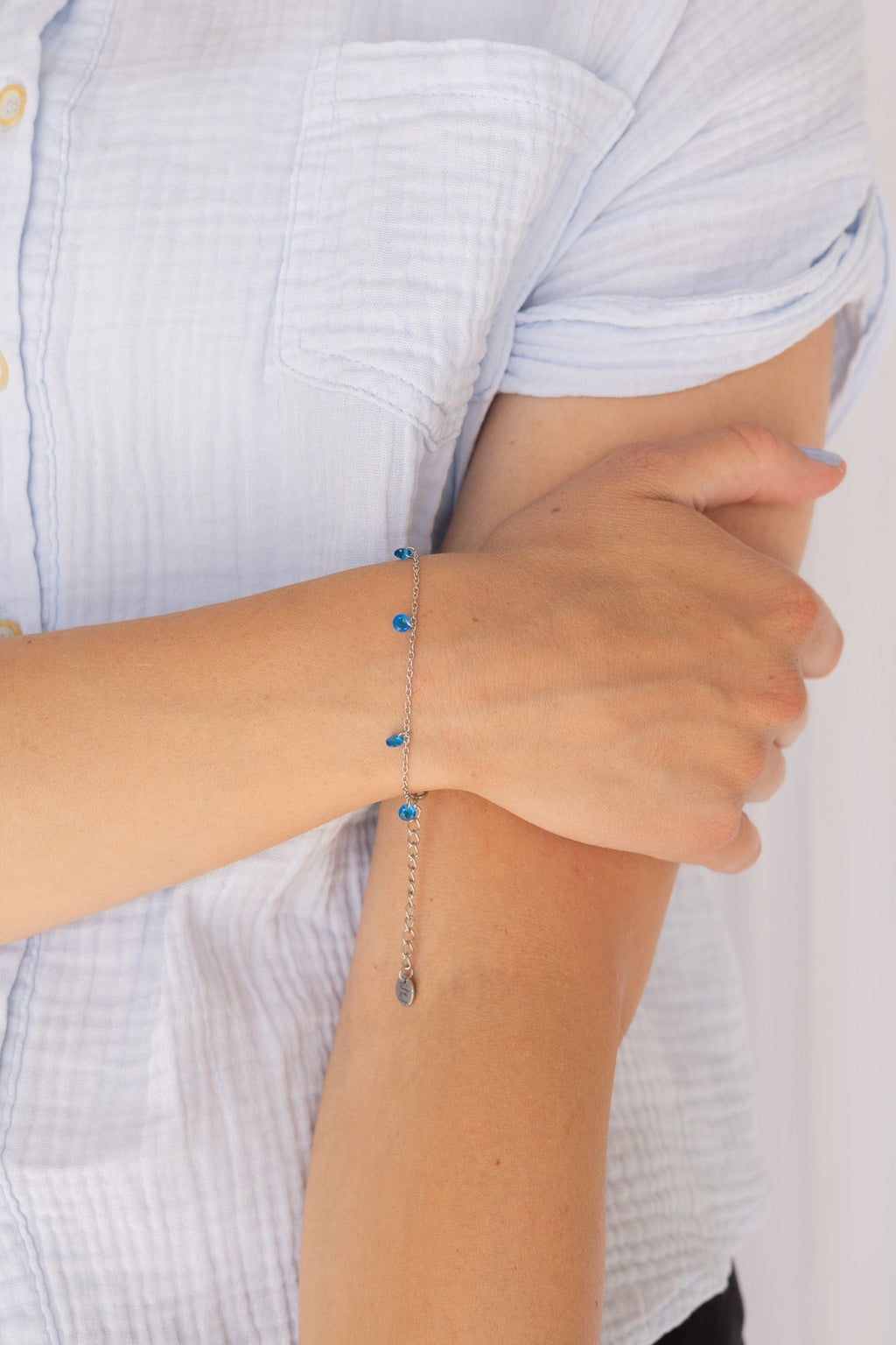 Madison Bracelet in Blue - Addy Avenue