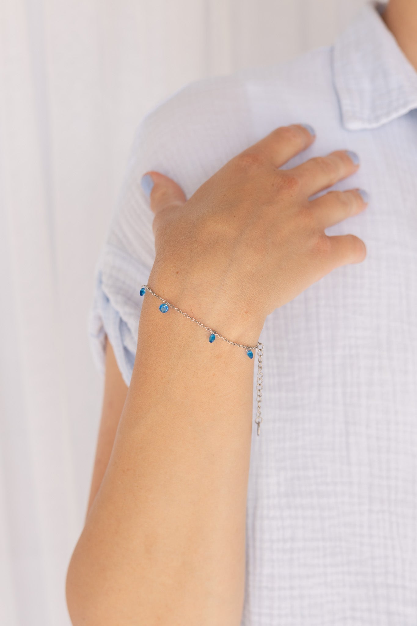 Madison Bracelet in Blue - Addy Avenue