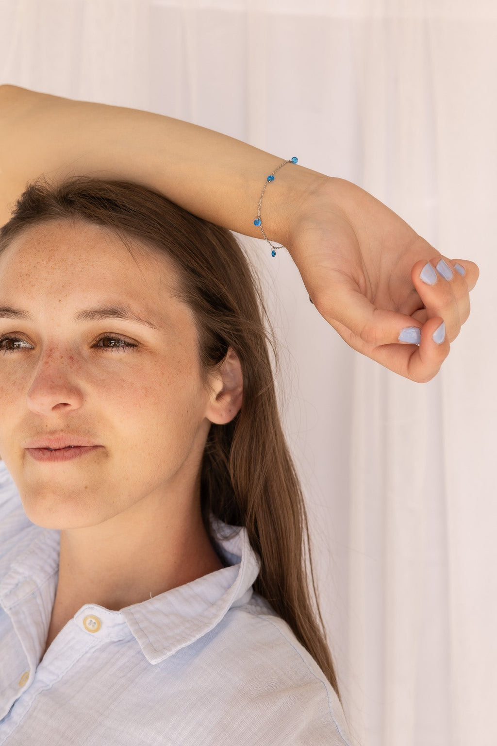 Madison Bracelet in Blue - Addy Avenue