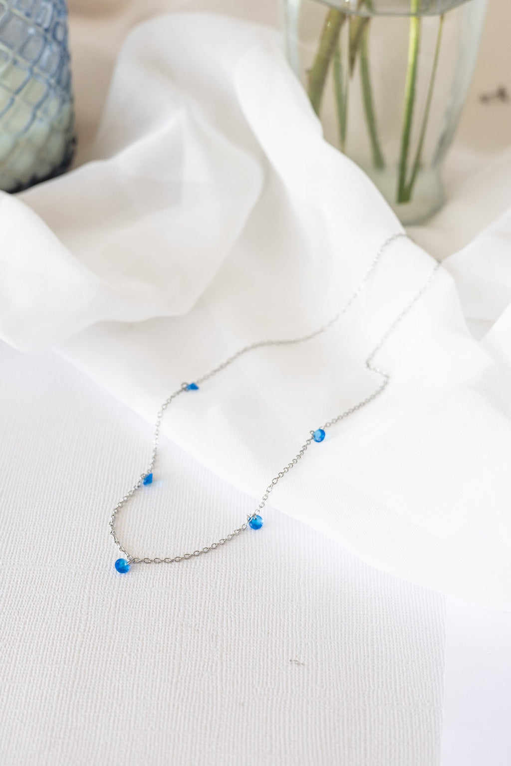 Madison Necklace in Blue - Addy Avenue