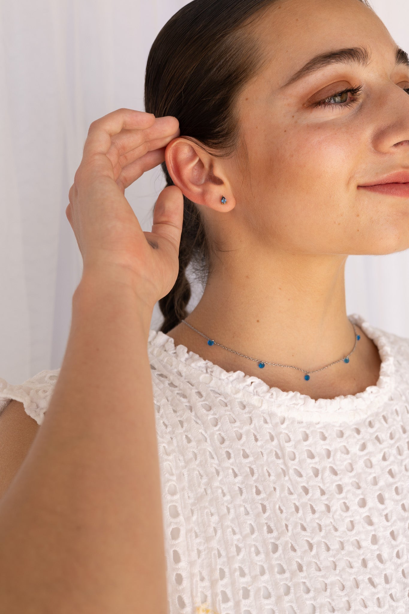 Madison Necklace in Blue - Addy Avenue