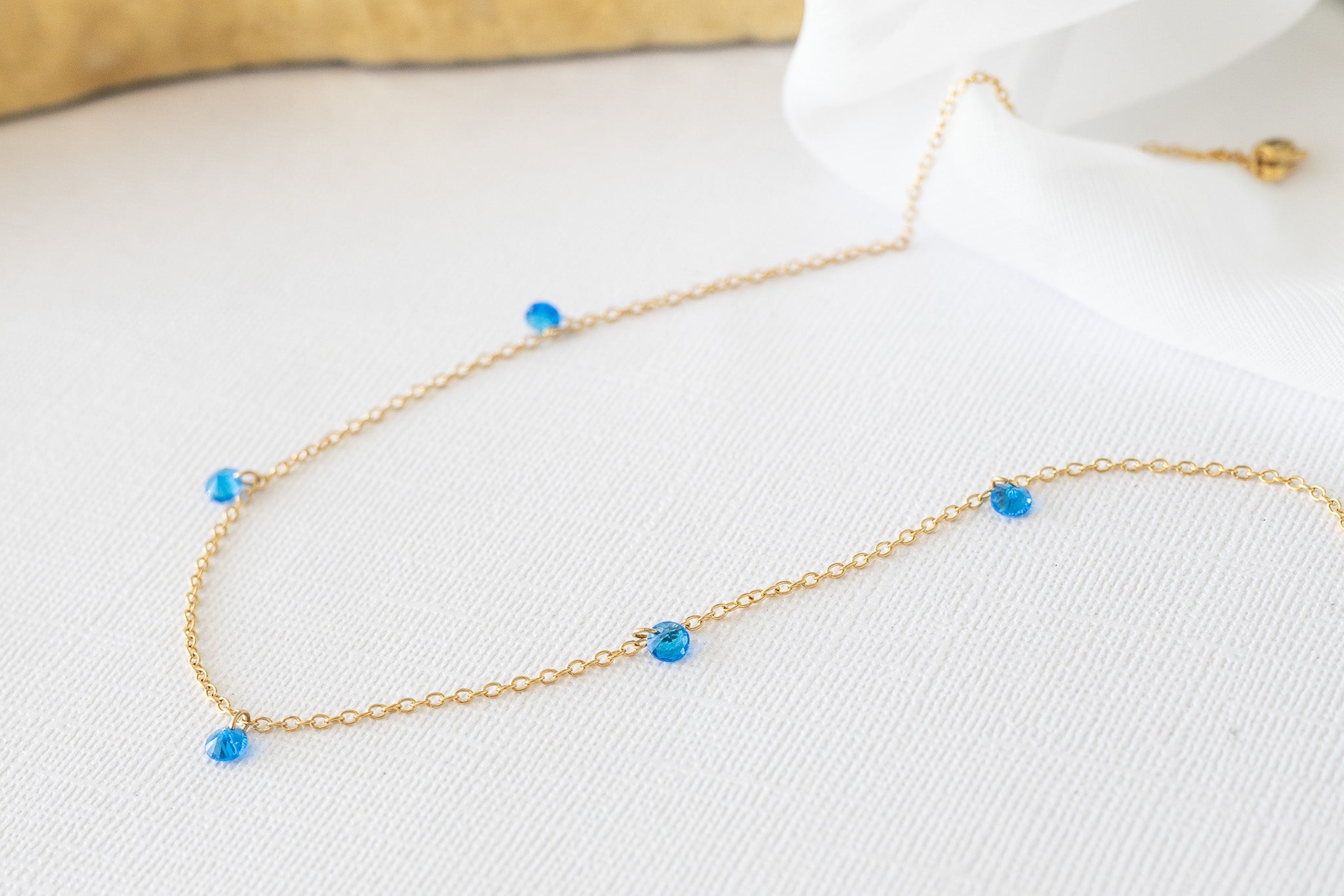 Madison Necklace in Blue - Addy Avenue