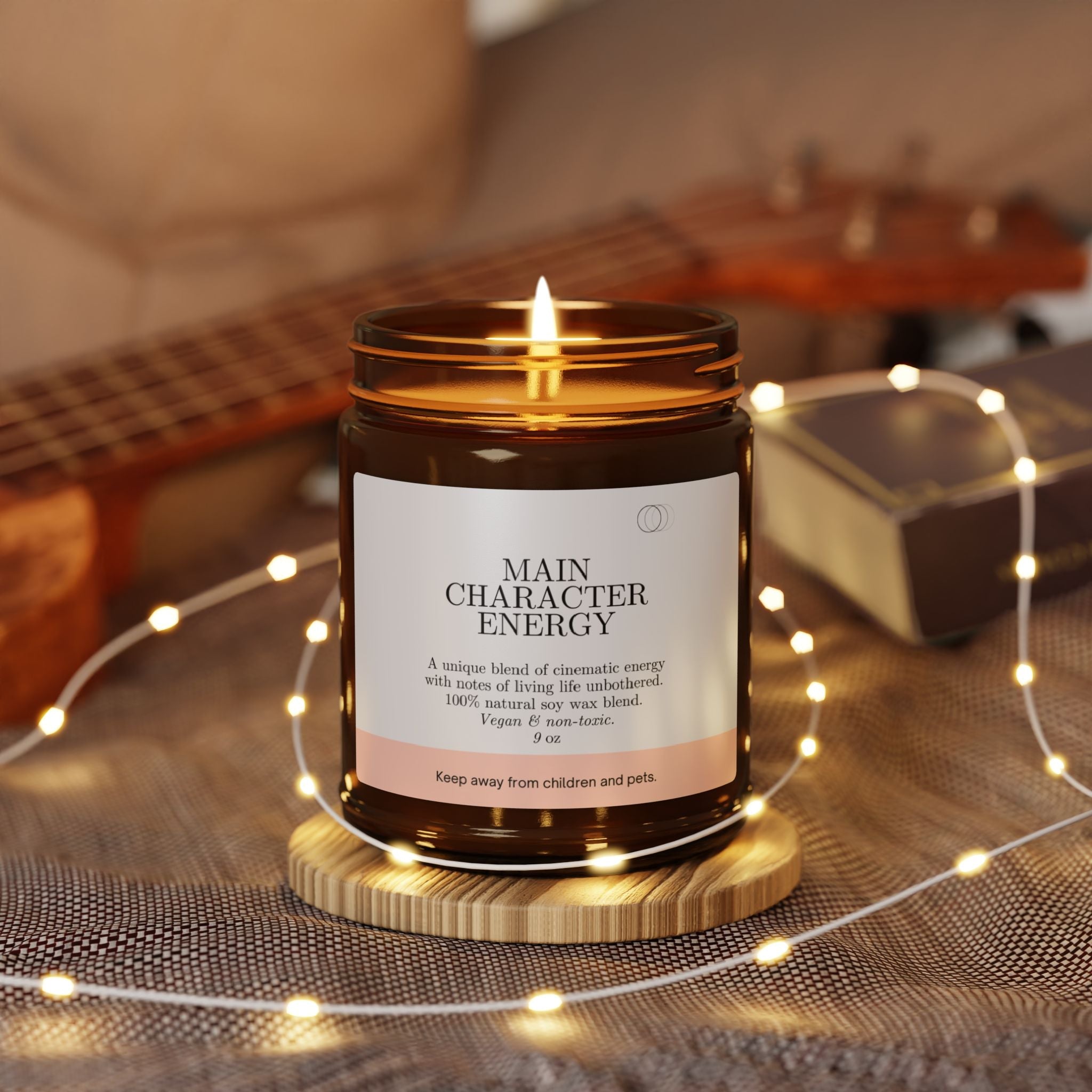 Main Character Energy Candle in Amber Jar | 9 oz - Addy Avenue