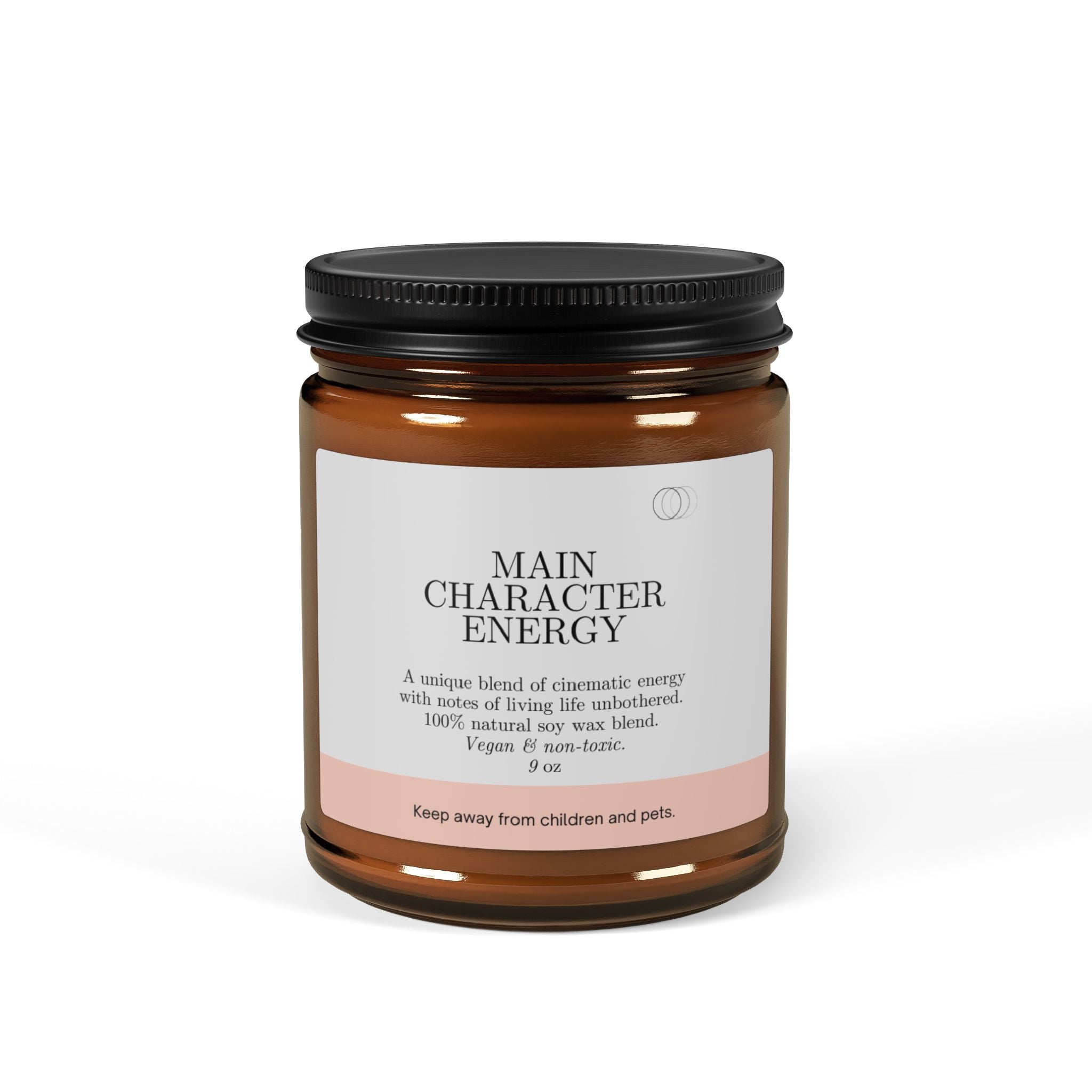 Main Character Energy Candle in Amber Jar | 9 oz - Addy Avenue