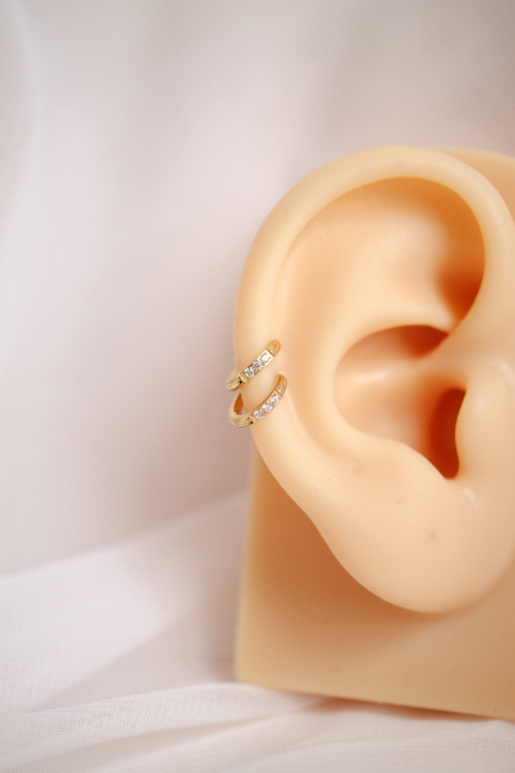 Micro Crystal Hoop (Single Hoop) - Addy Avenue