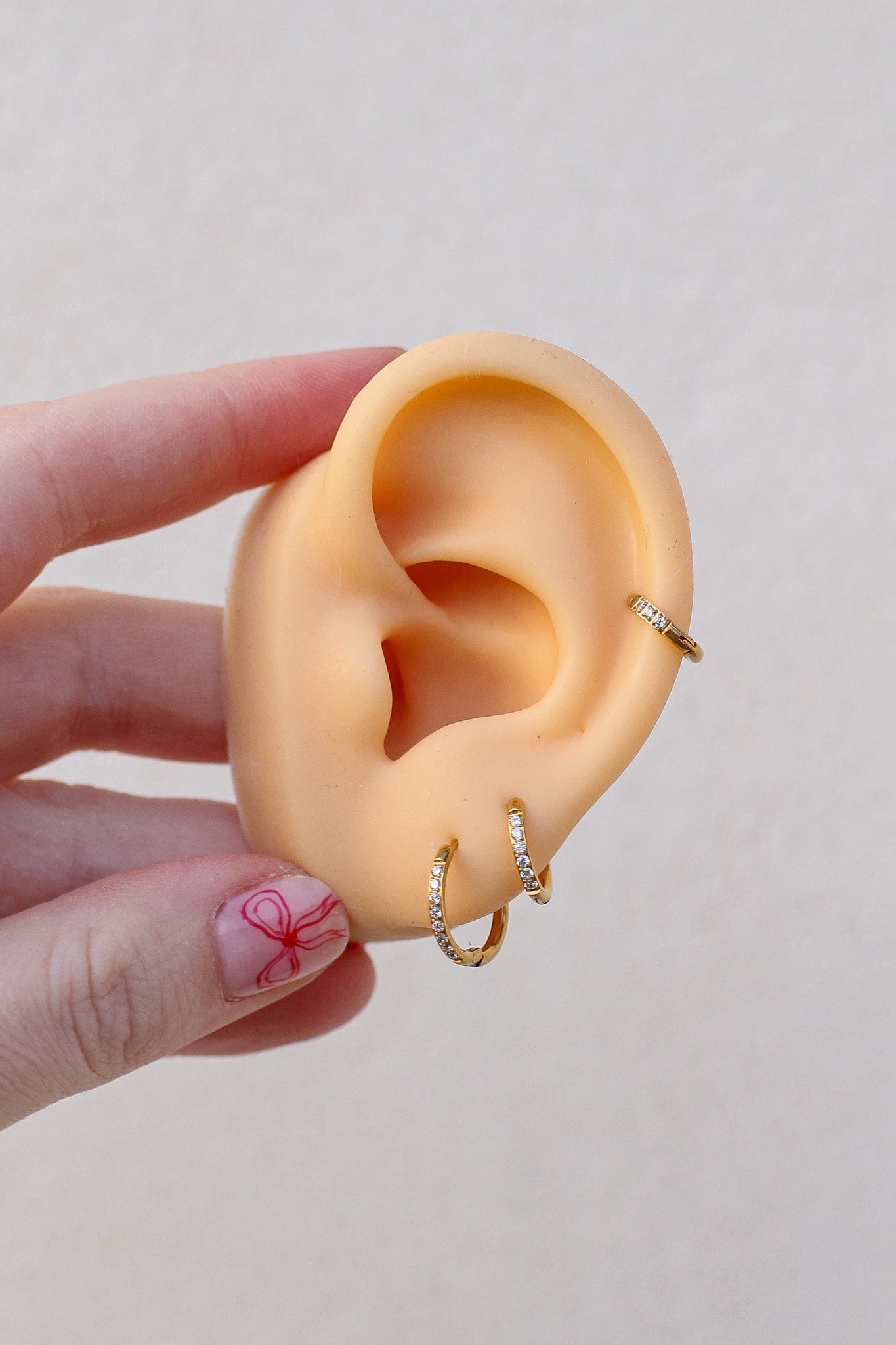 Micro Crystal Hoop (Single Hoop) - Addy Avenue