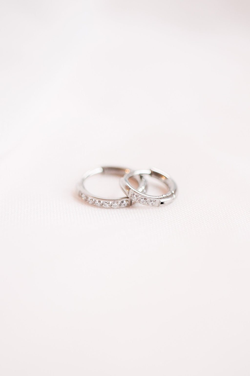 Micro Crystal Hoop (Single Hoop) - Addy Avenue