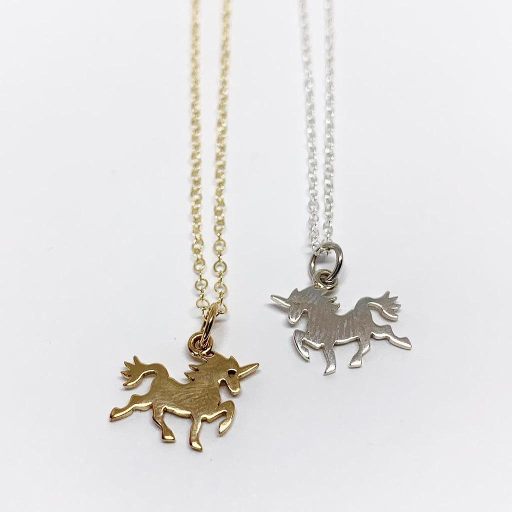 Mini Unicorn Charm Necklace - Addy Avenue